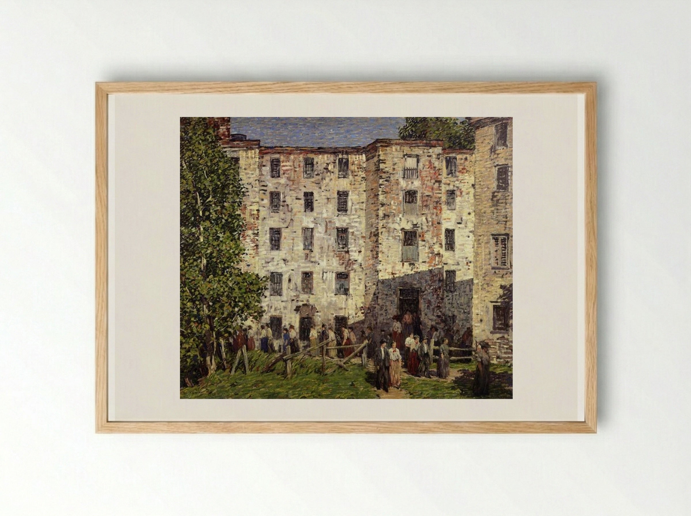 The Closing Hour - Robert Spencer - Framed Print Wood