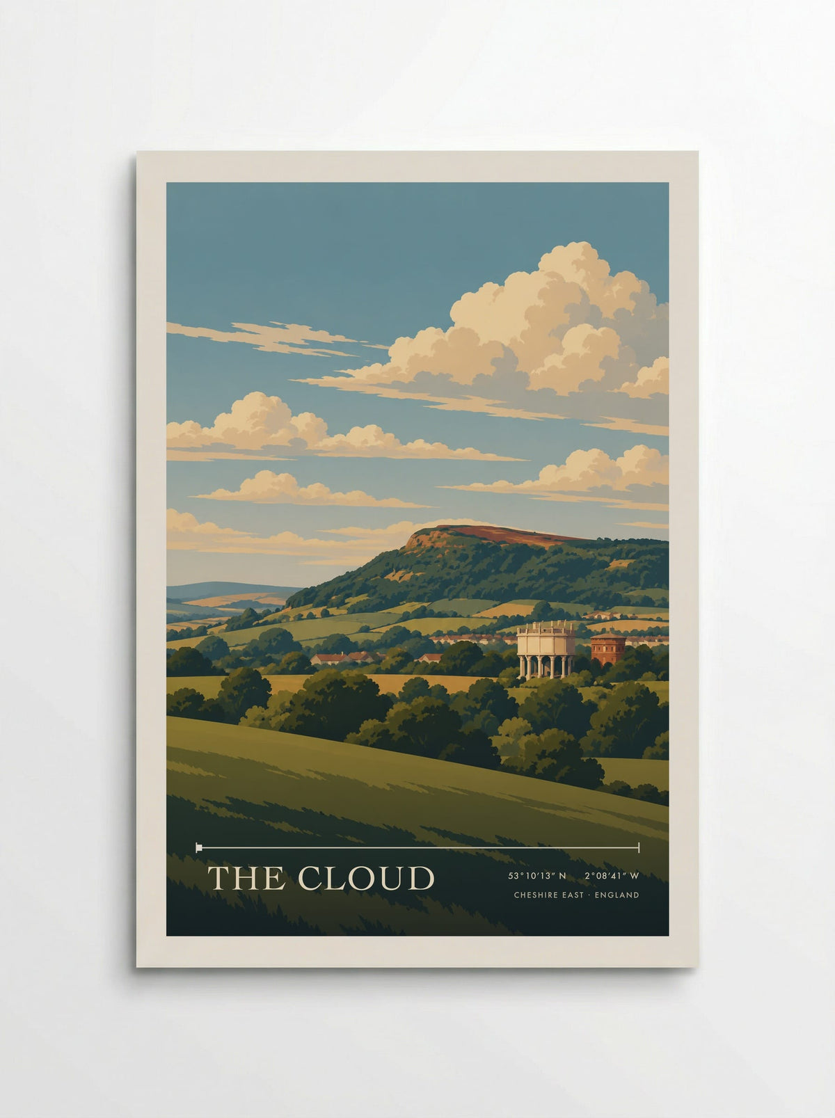 The Cloud, Cheshire East | Travel Poster - Poster