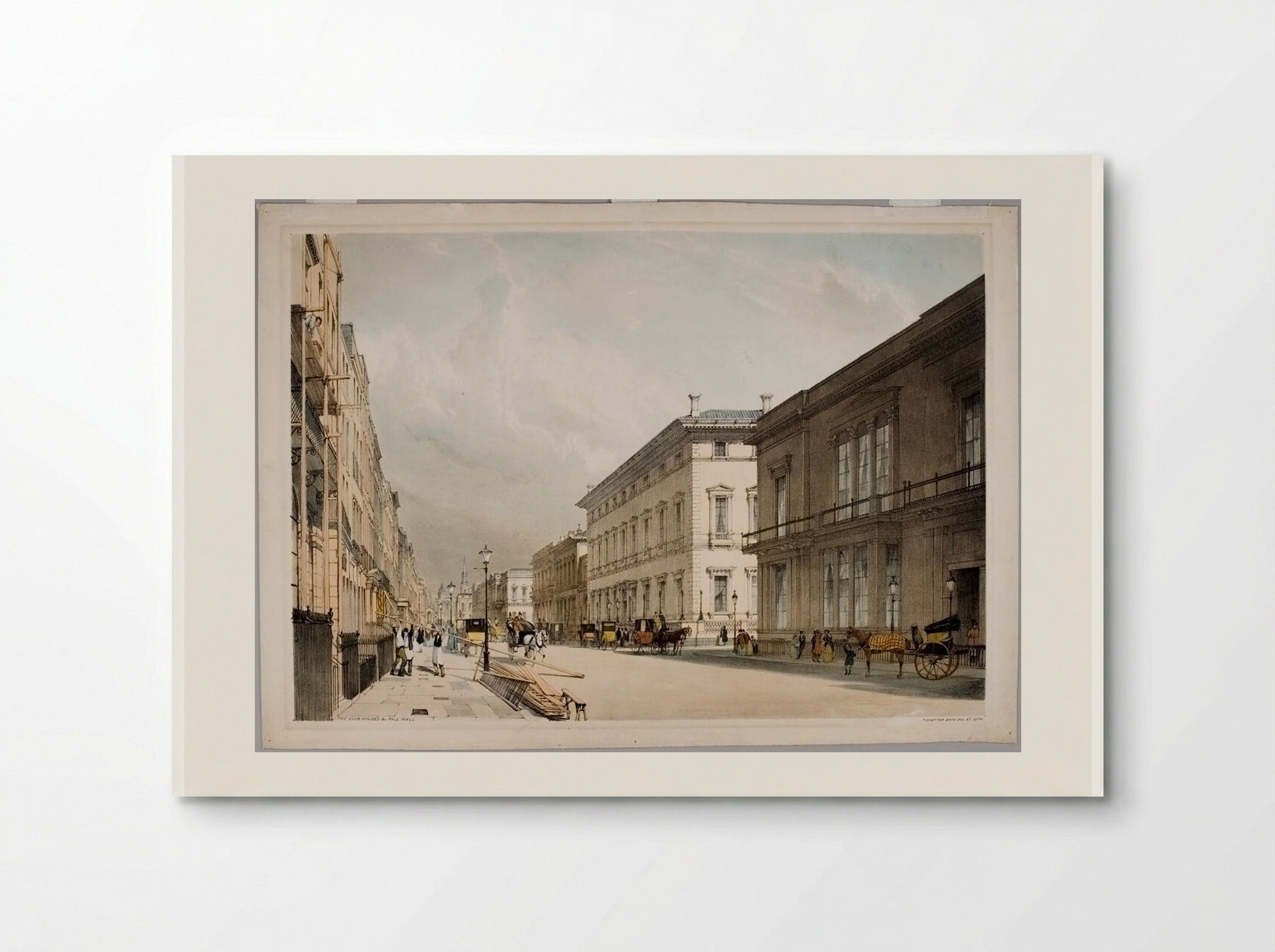 The Club Houses, etc., Pall Mall - Thomas Shotter Boys - Poster