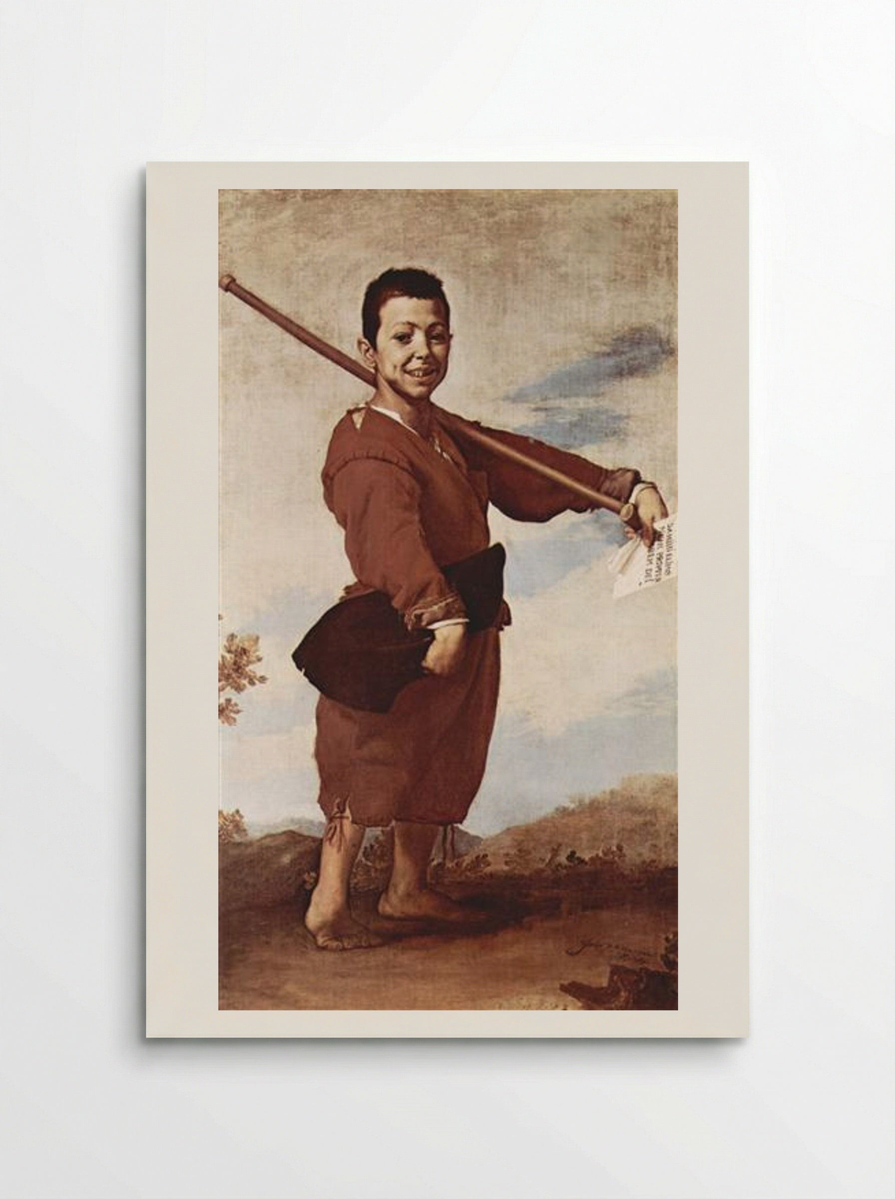 The Clubfooted Boy - Jusepe de Ribera - Poster