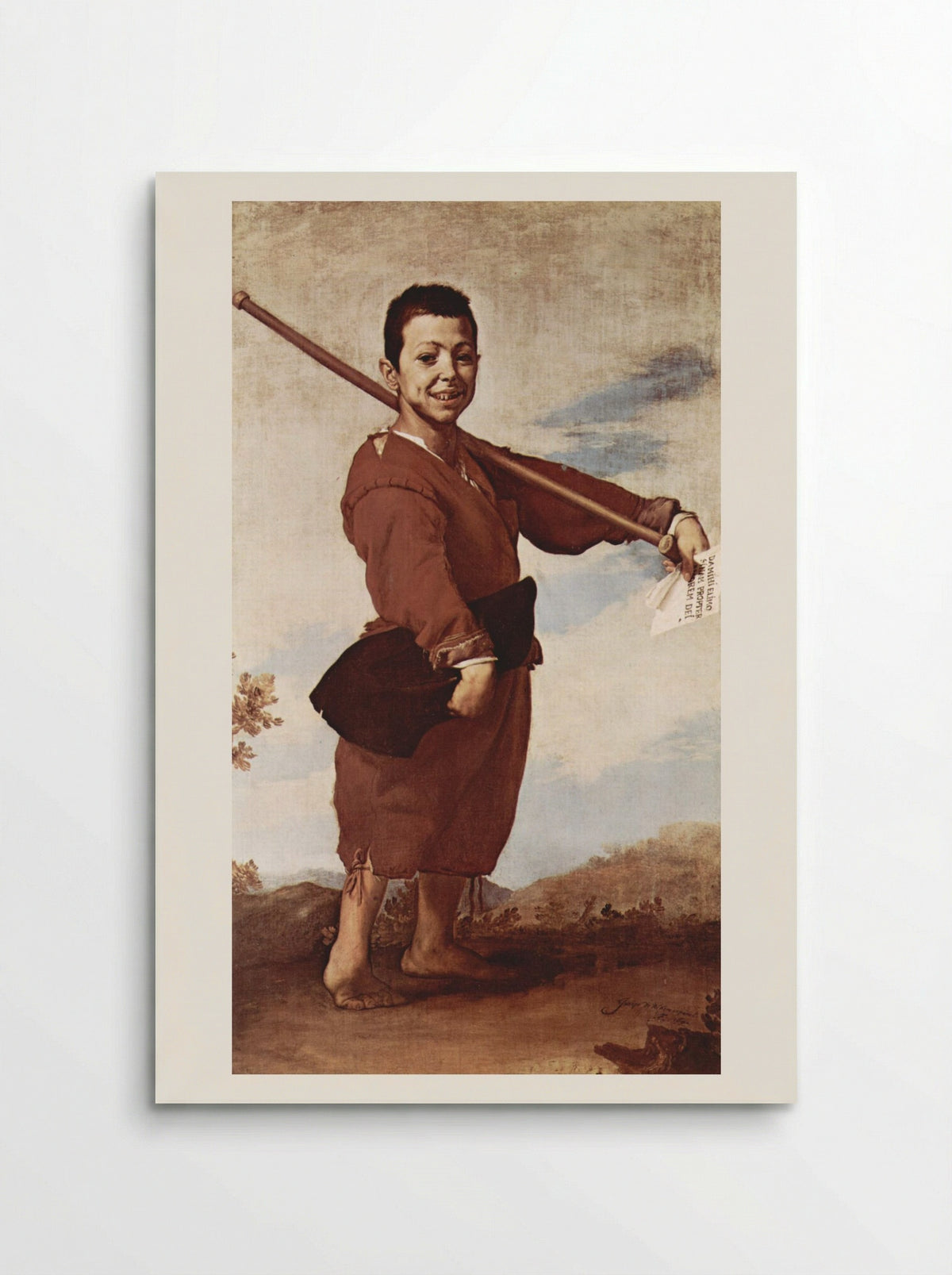 The Clubfooted Boy - Jusepe de Ribera - Poster