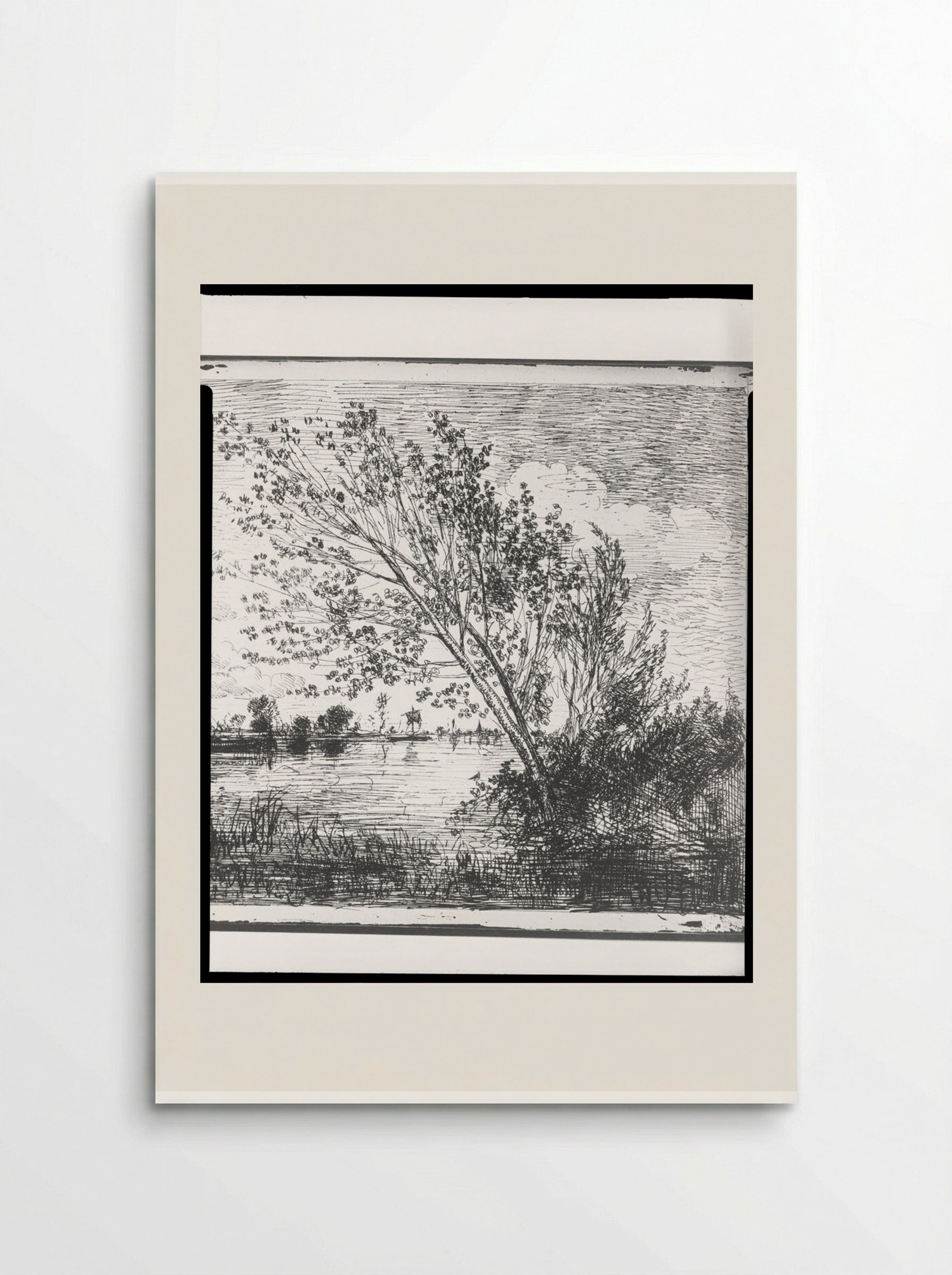 The Clump of Alders - Charles-François Daubigny - Poster