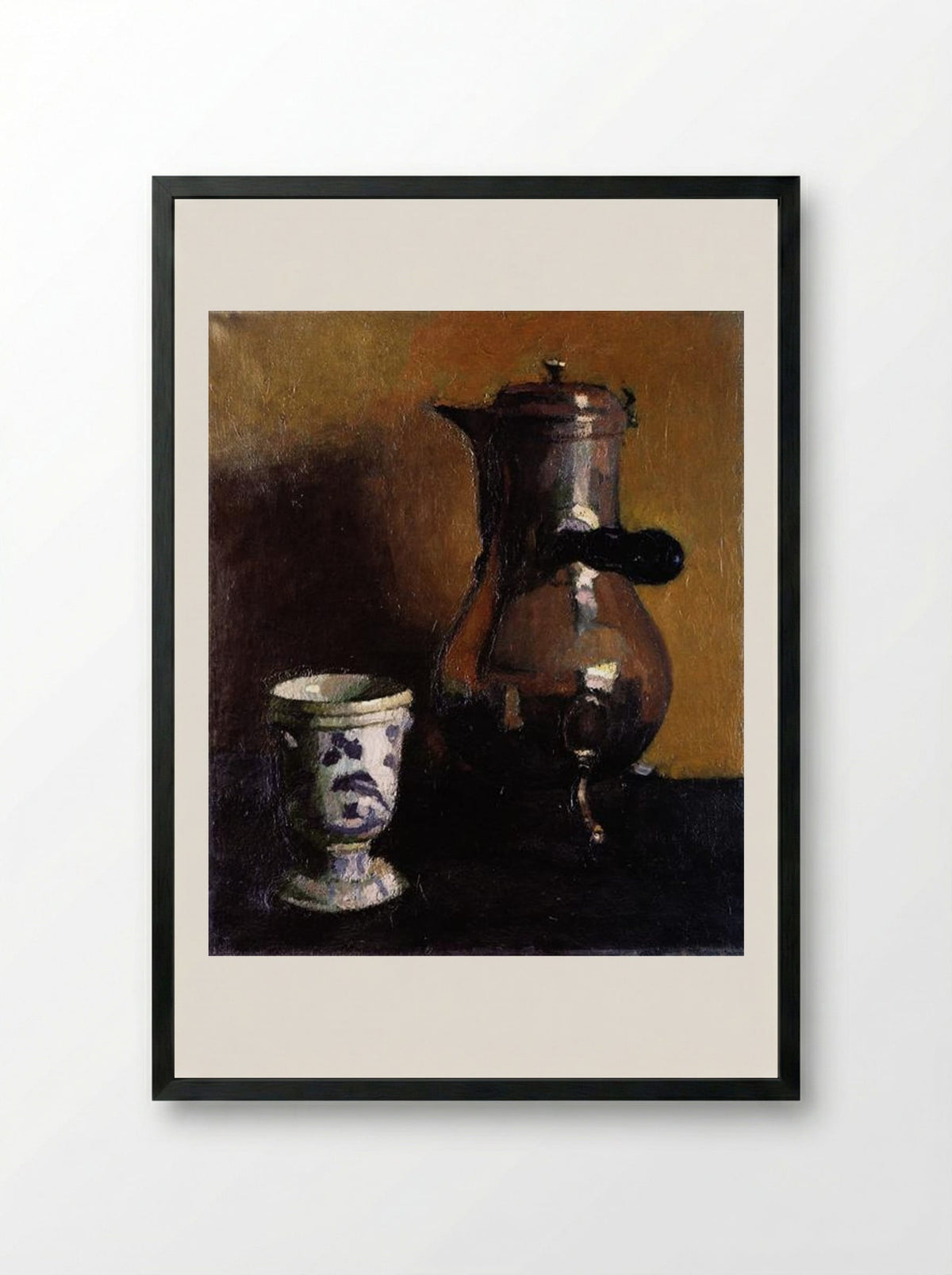 The Coffeepot - Albert Marquet - Framed Print Black