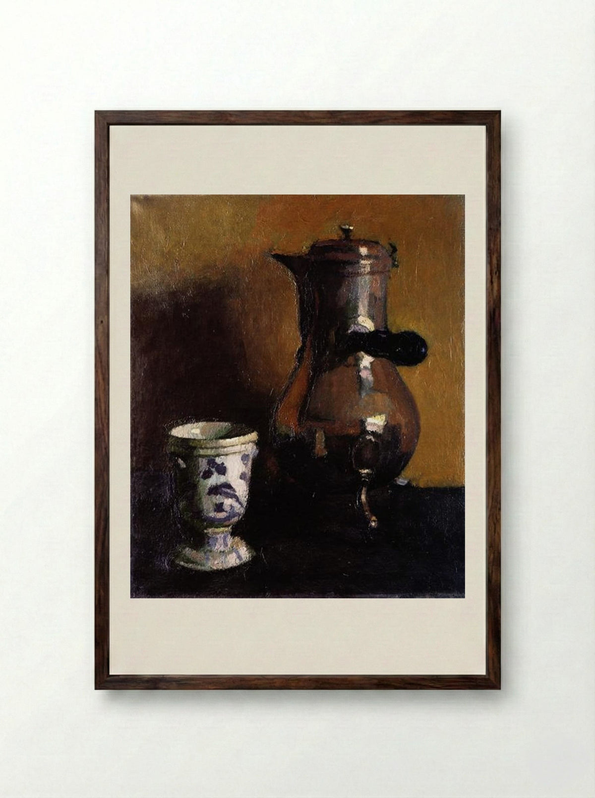 The Coffeepot - Albert Marquet - Framed Print Dark Wood