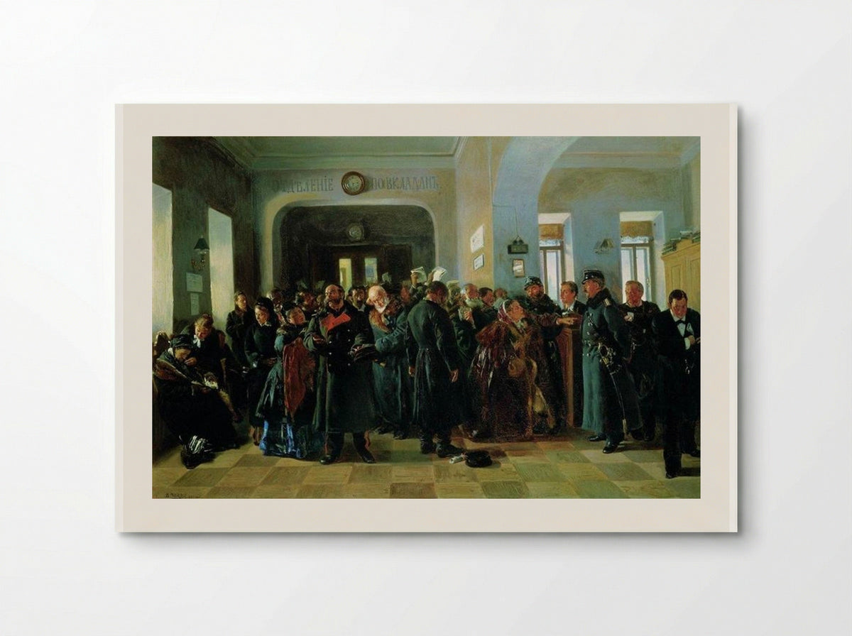 The Collapse of a Bank - Vladimir Makovsky - Poster