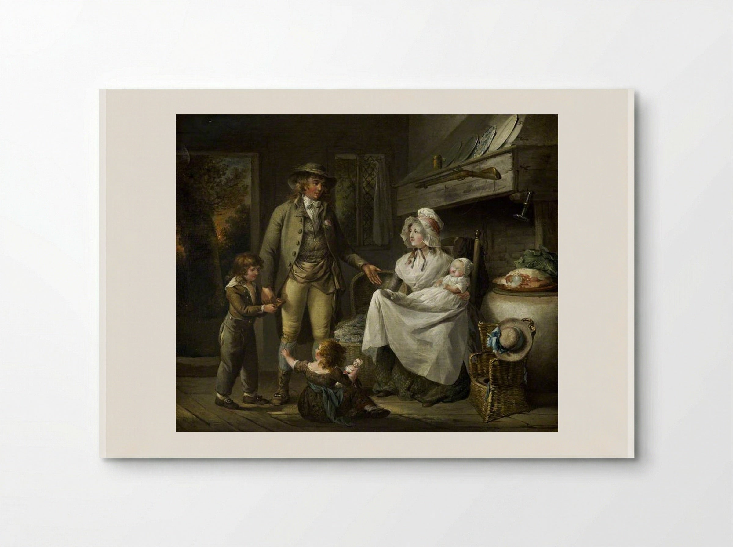 The Comforts of Industry - George Morland - Poster