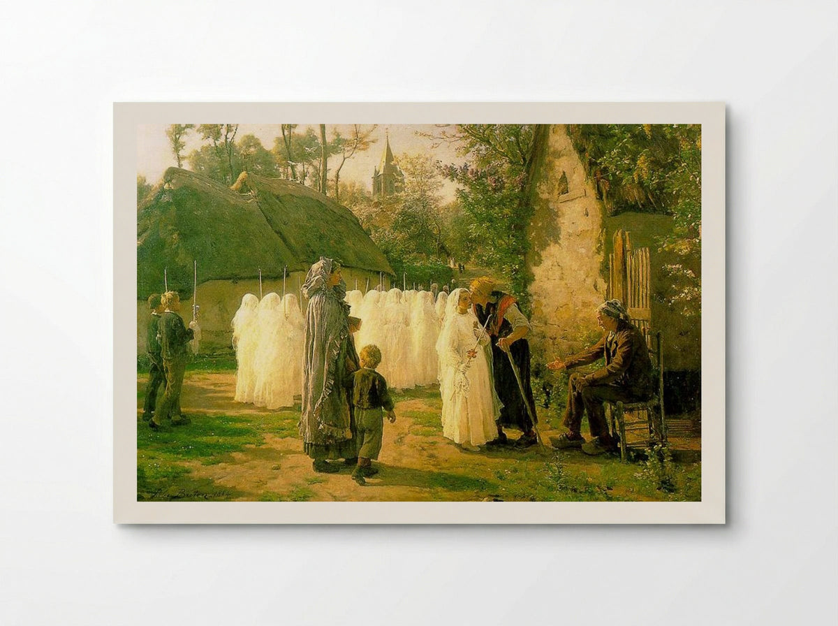 The Communicants - Jules Breton - Poster
