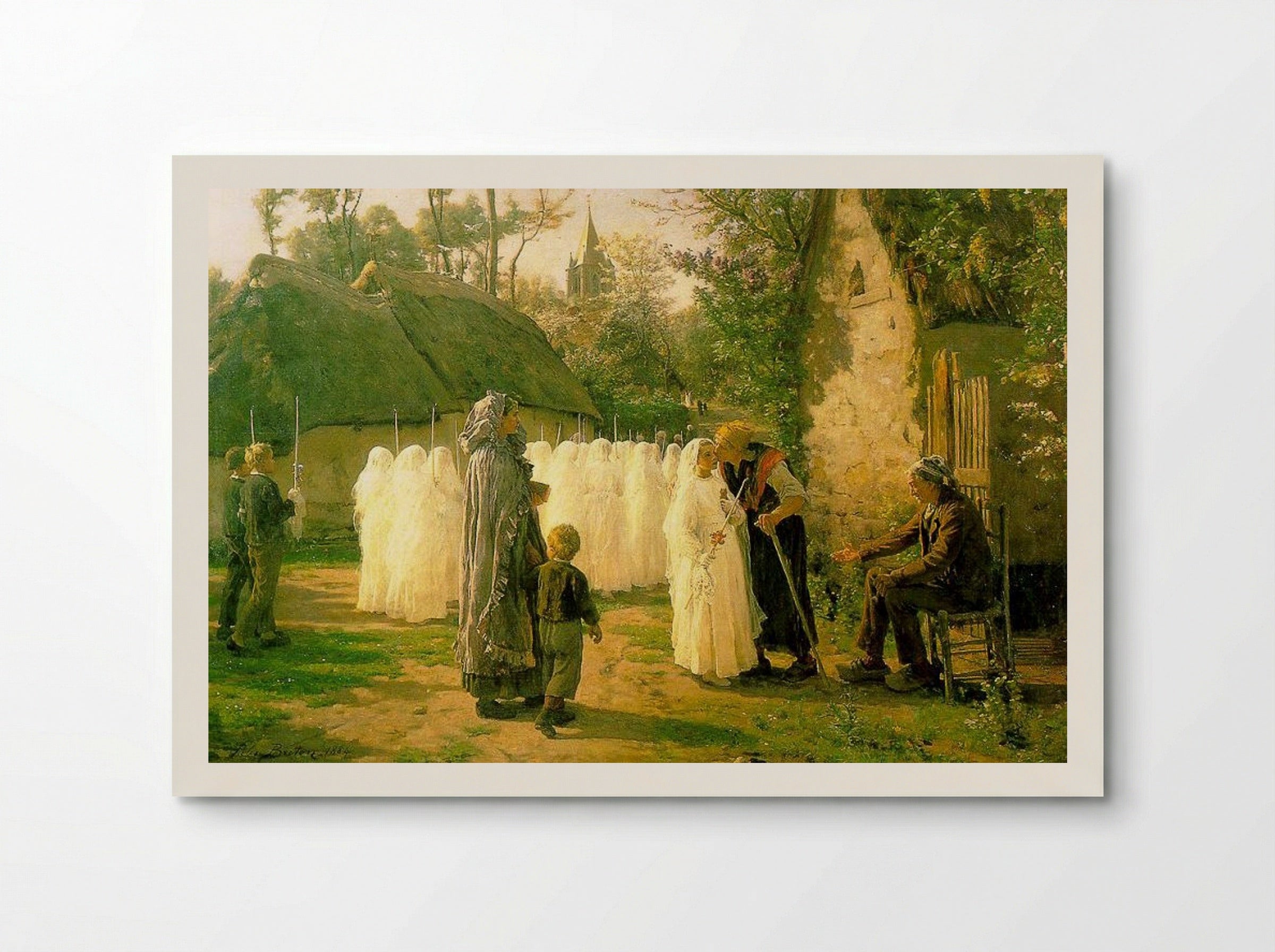 The Communicants - Jules Breton - Poster