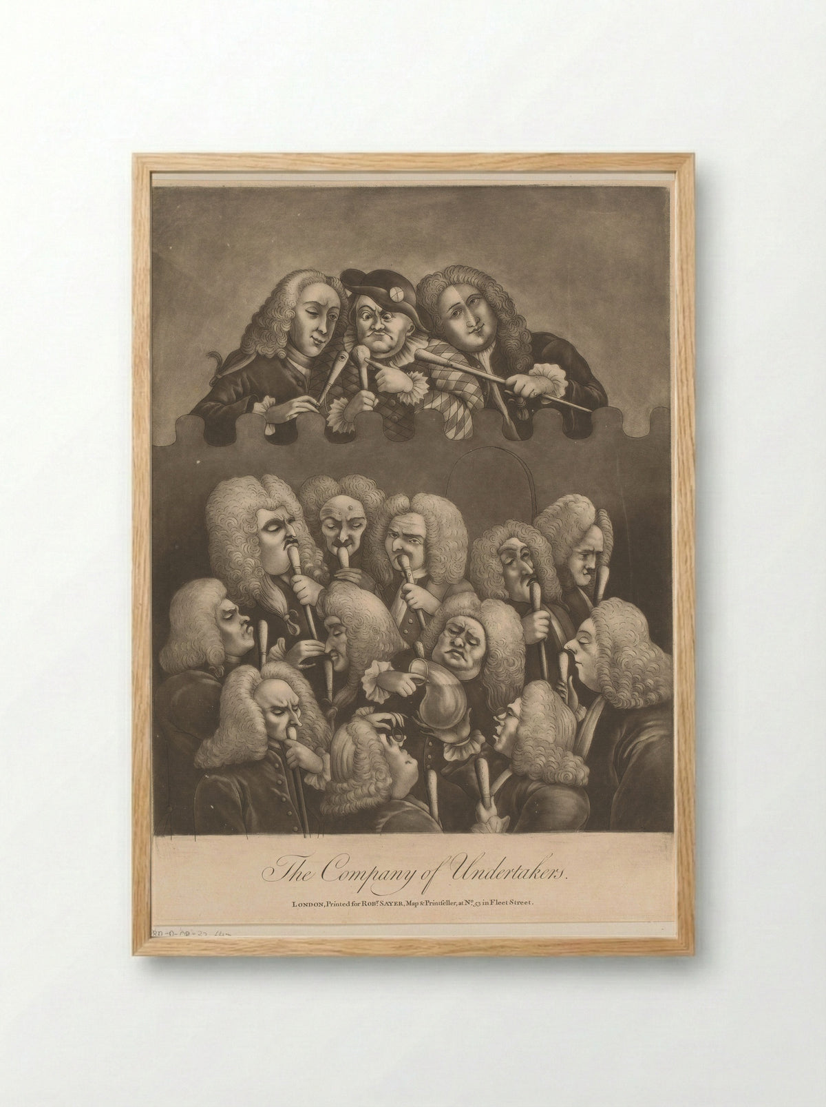 The Company of Undertakers - Richard Purcell - Framed Print Wood