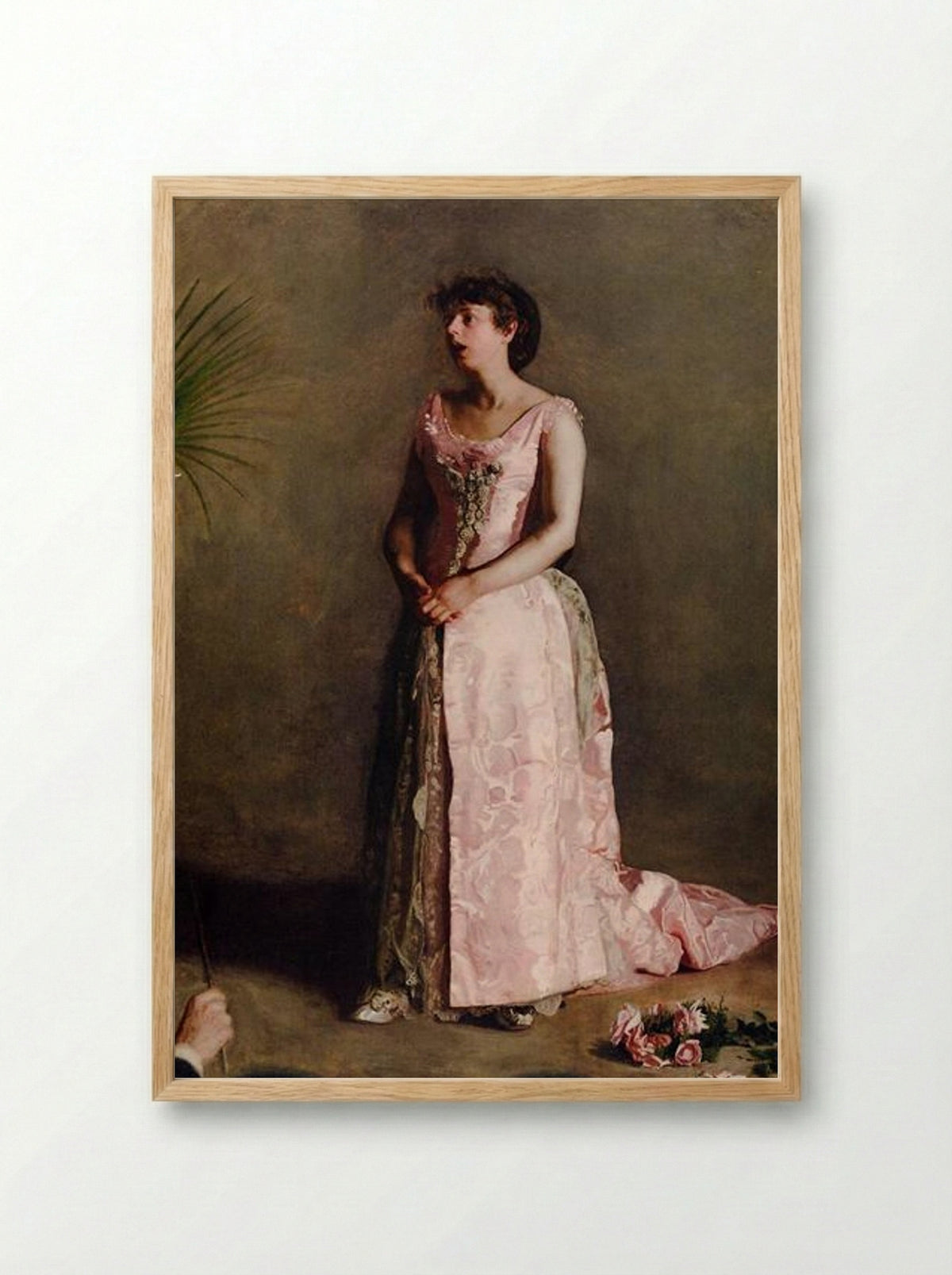 The Concert Singer - Thomas Eakins - Framed Print Wood