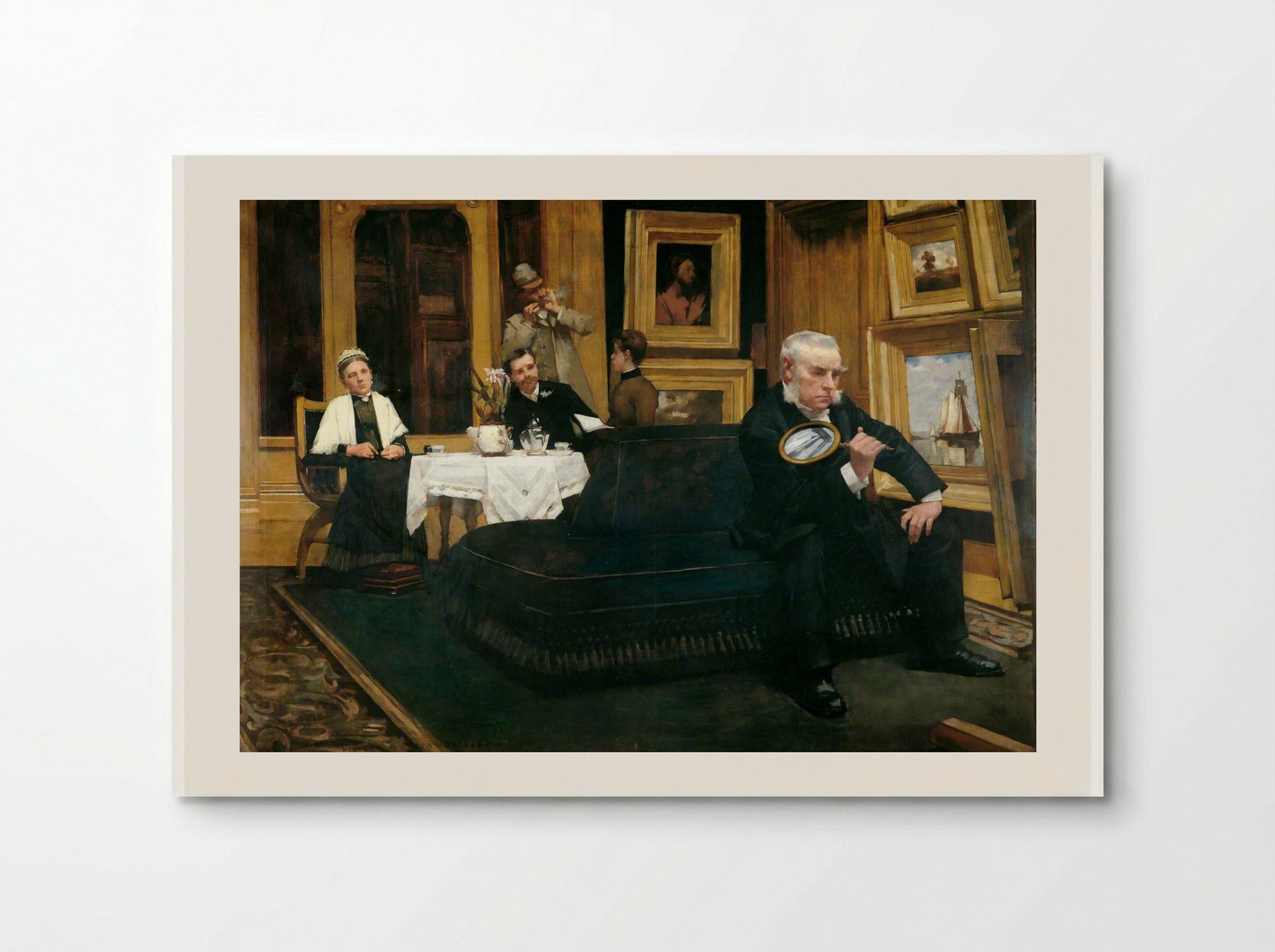 The Connoisseur - Henry Herbert La Thangue - Poster