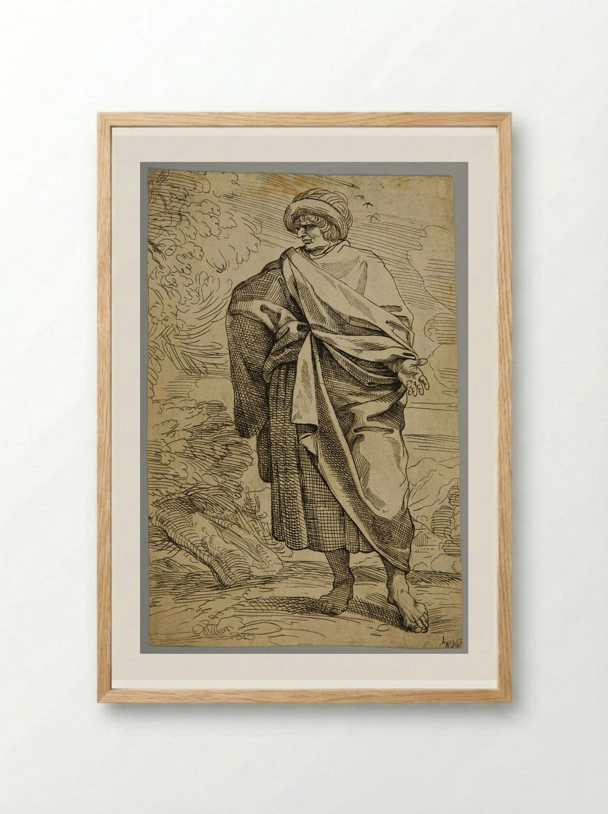 The Consul of Levantine - Simon Guillain - Framed Print Wood