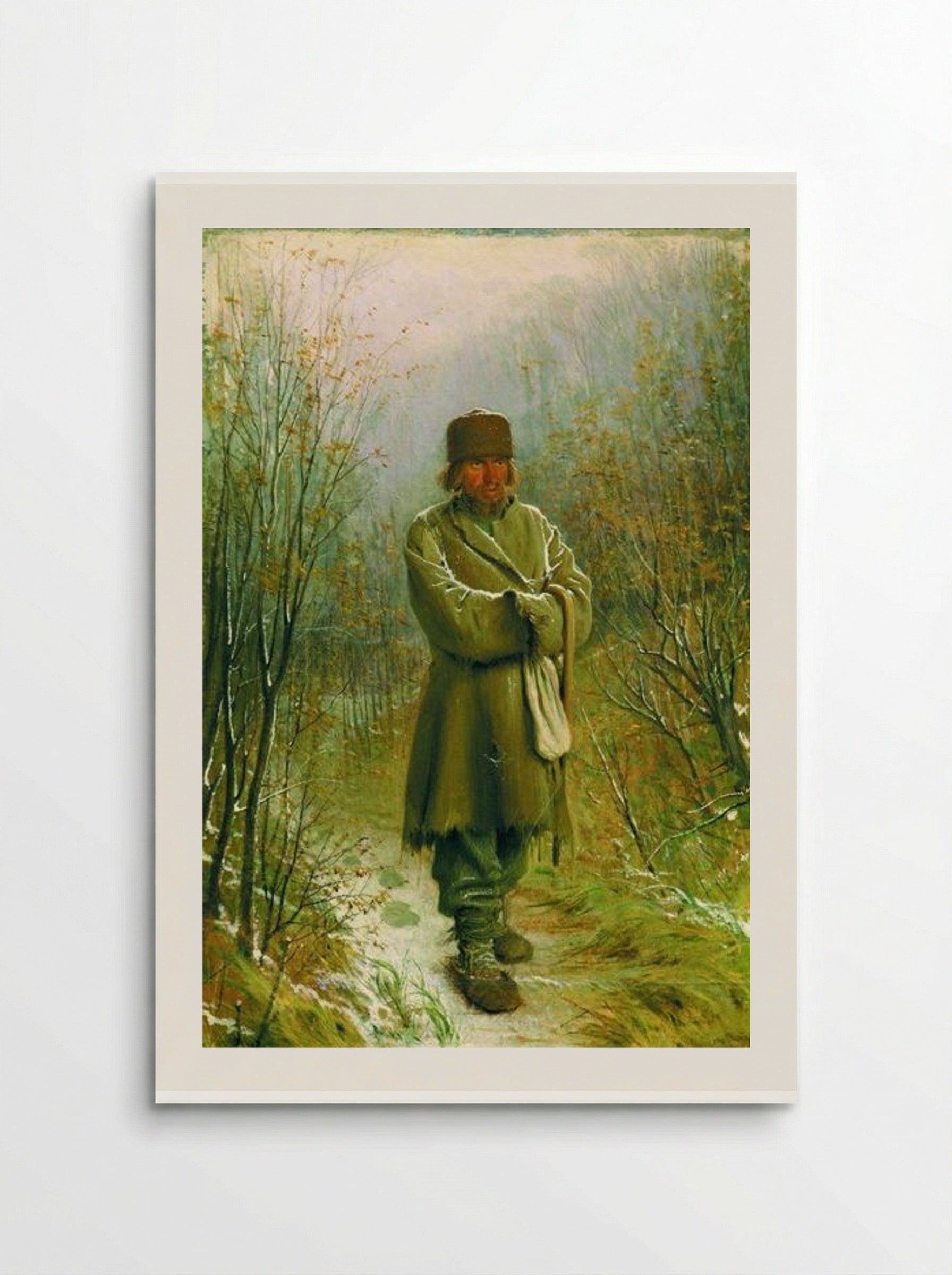 The Contemplator - Ivan Kramskoy - Poster