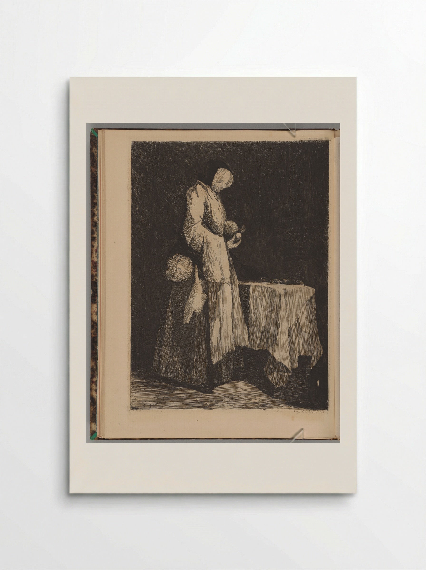 The Convalescent's Meal - Jules de Goncourt - Poster