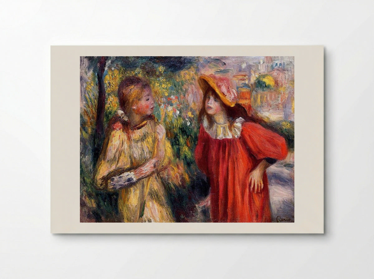 The Conversation - Pierre-Auguste Renoir - Poster