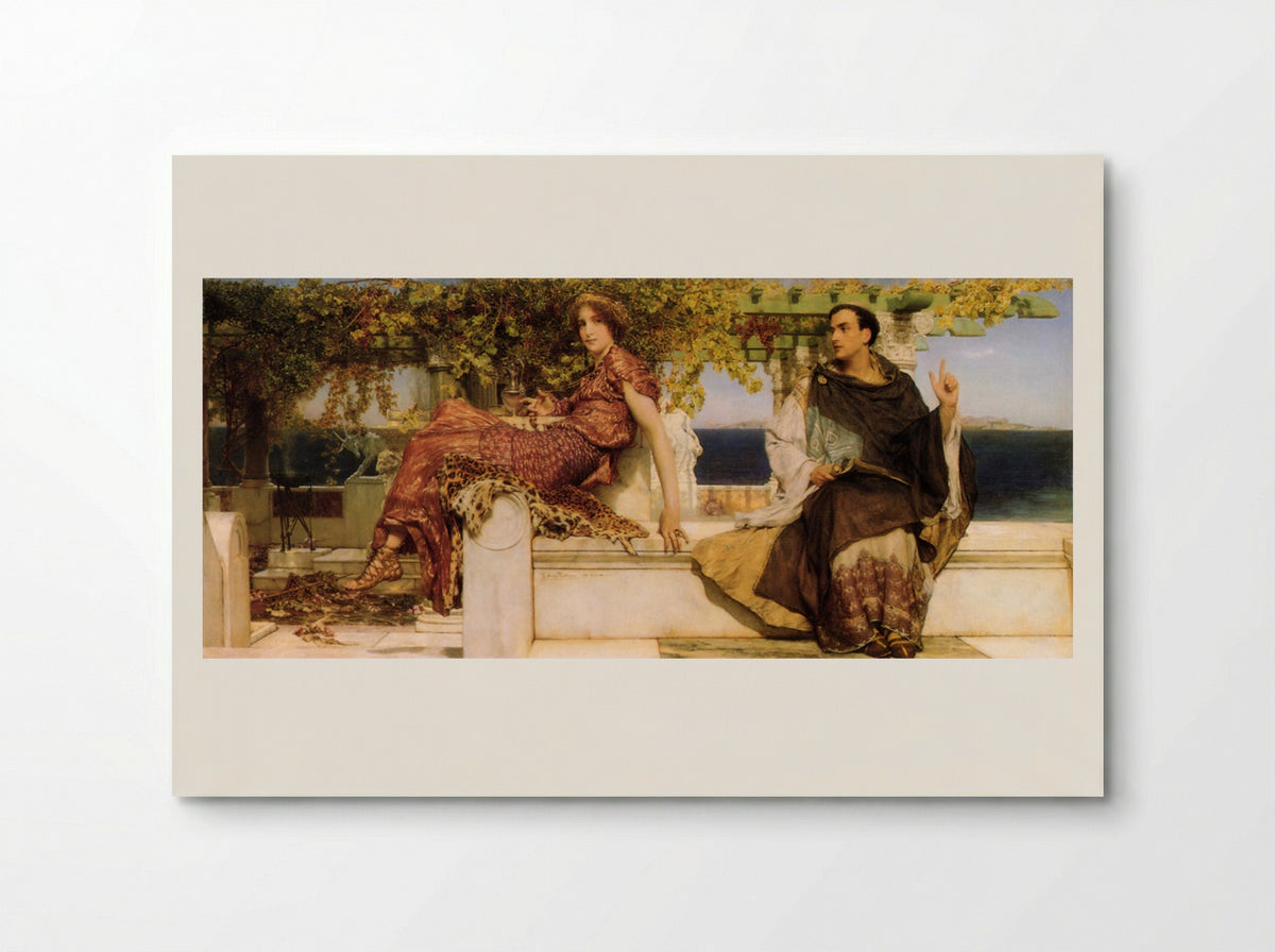 The Conversion of Paula by Saint Jerome - Sir Lawrence Alma-Tadema - Poster