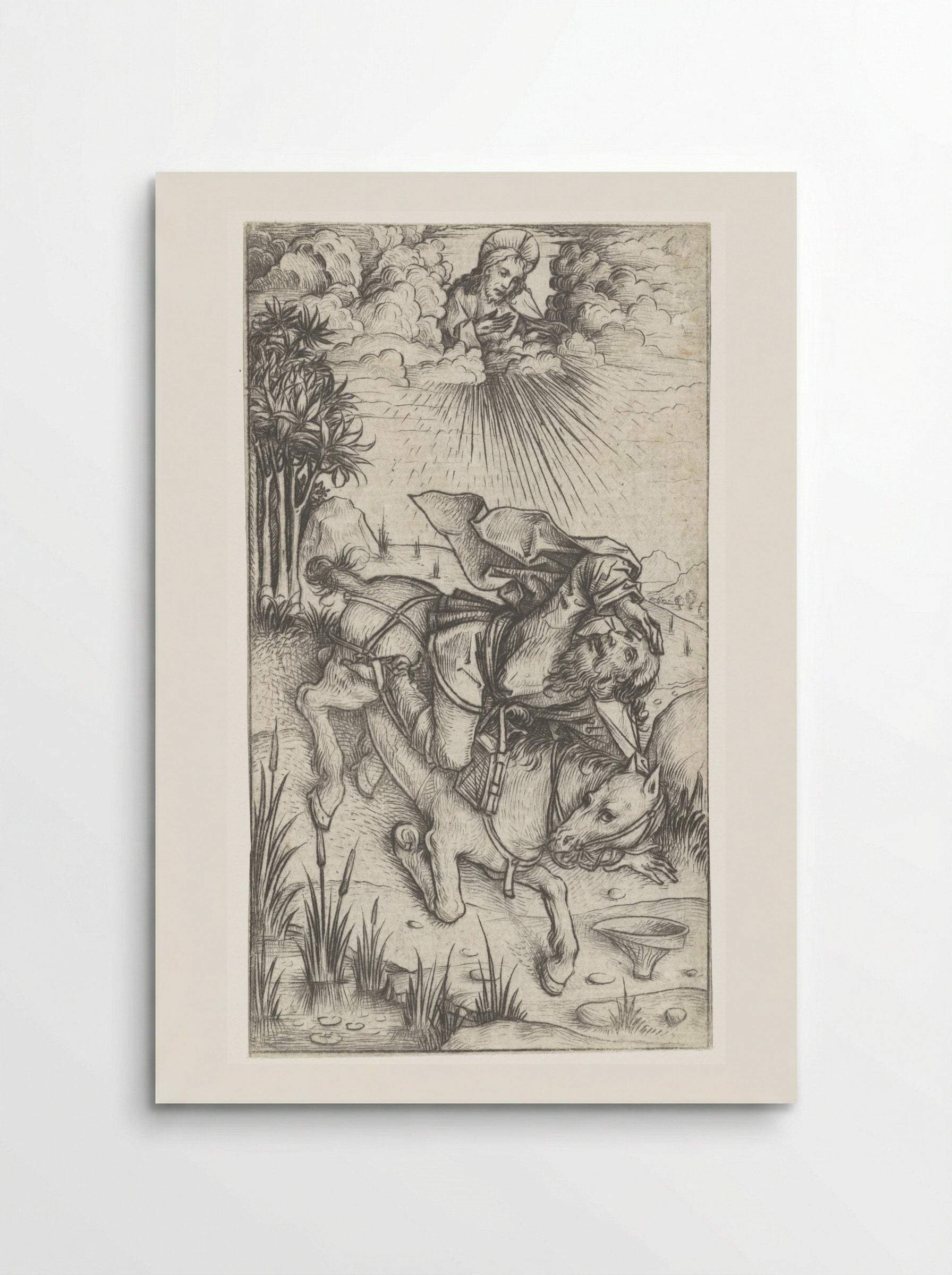 The Conversion of Saint Paul - Master of the Amsterdam Cabinet - Poster
