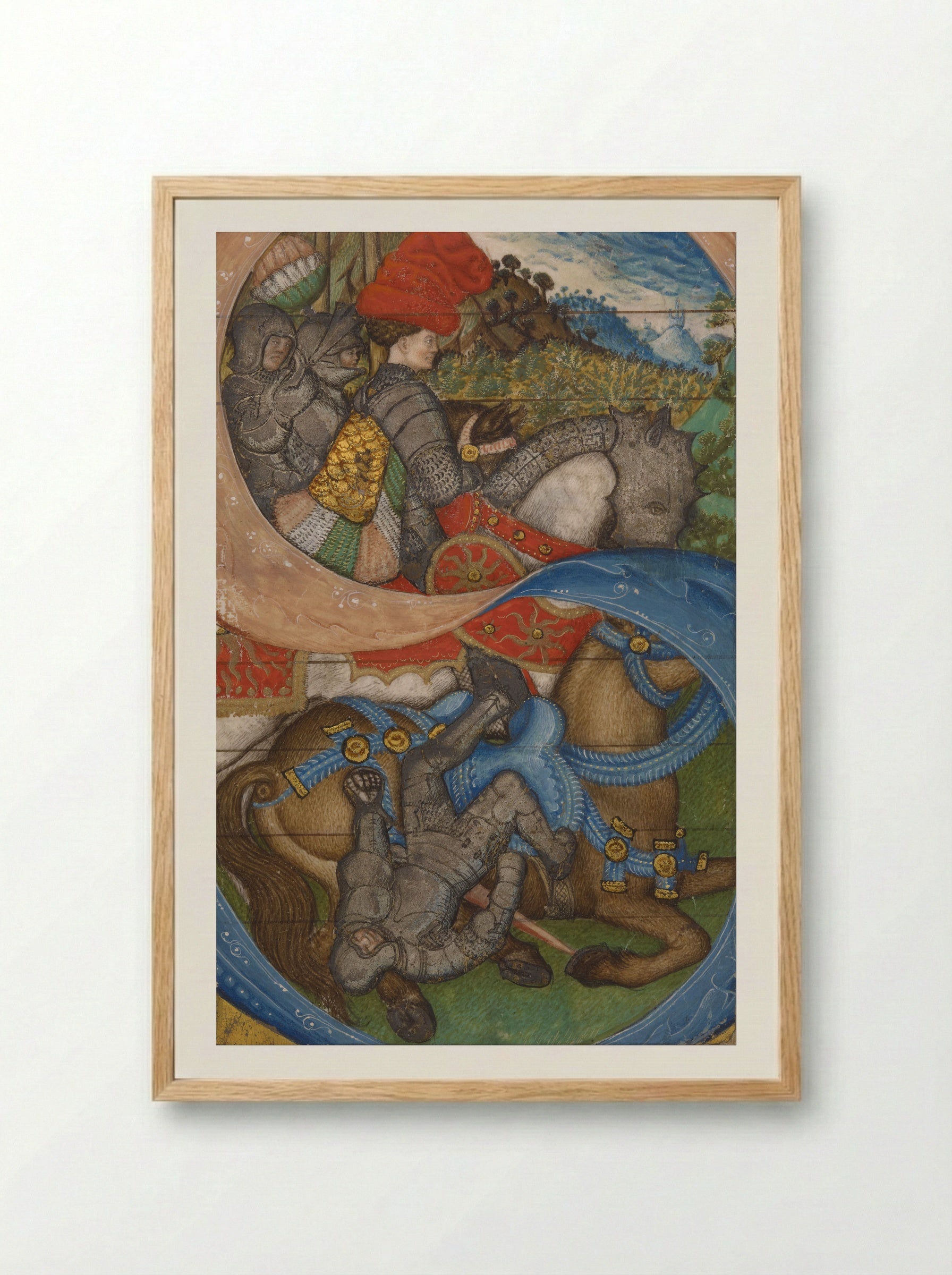 The Conversion of St. Paul - Pisanello - Framed Print Wood