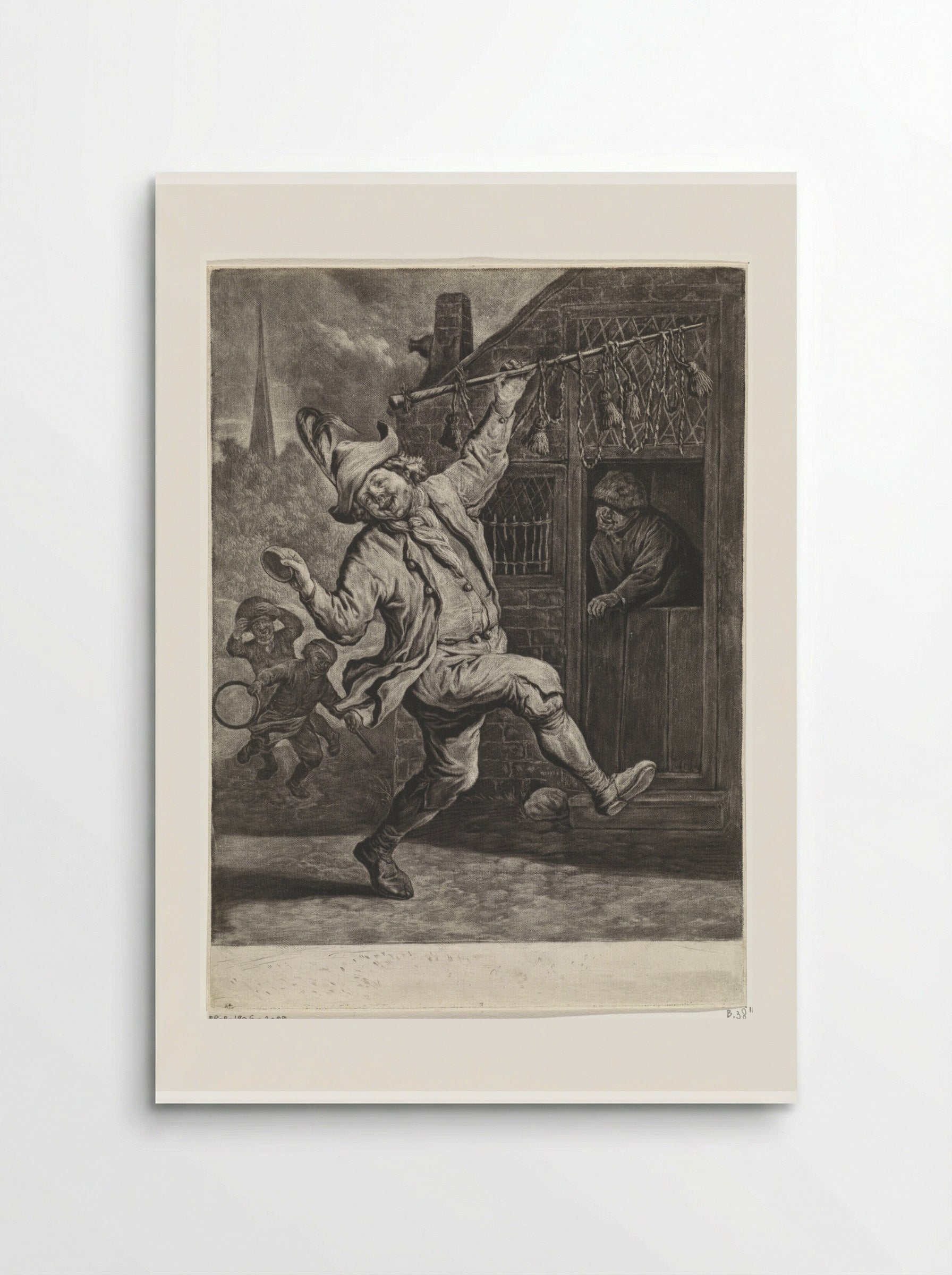 The Corn-Cutter - Cornelis Dusart - Poster