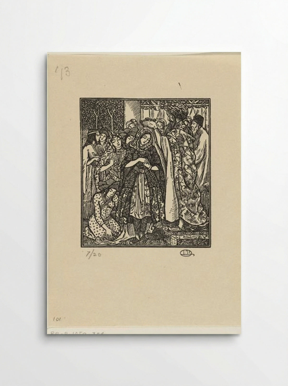 The Coronation of Esther - Lucien Pissarro - Poster
