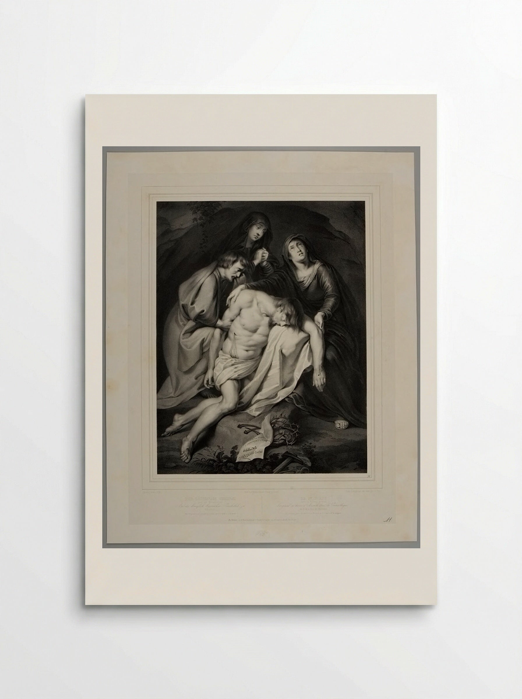 The Corpse of Christ - Ferdinand Piloty - Poster