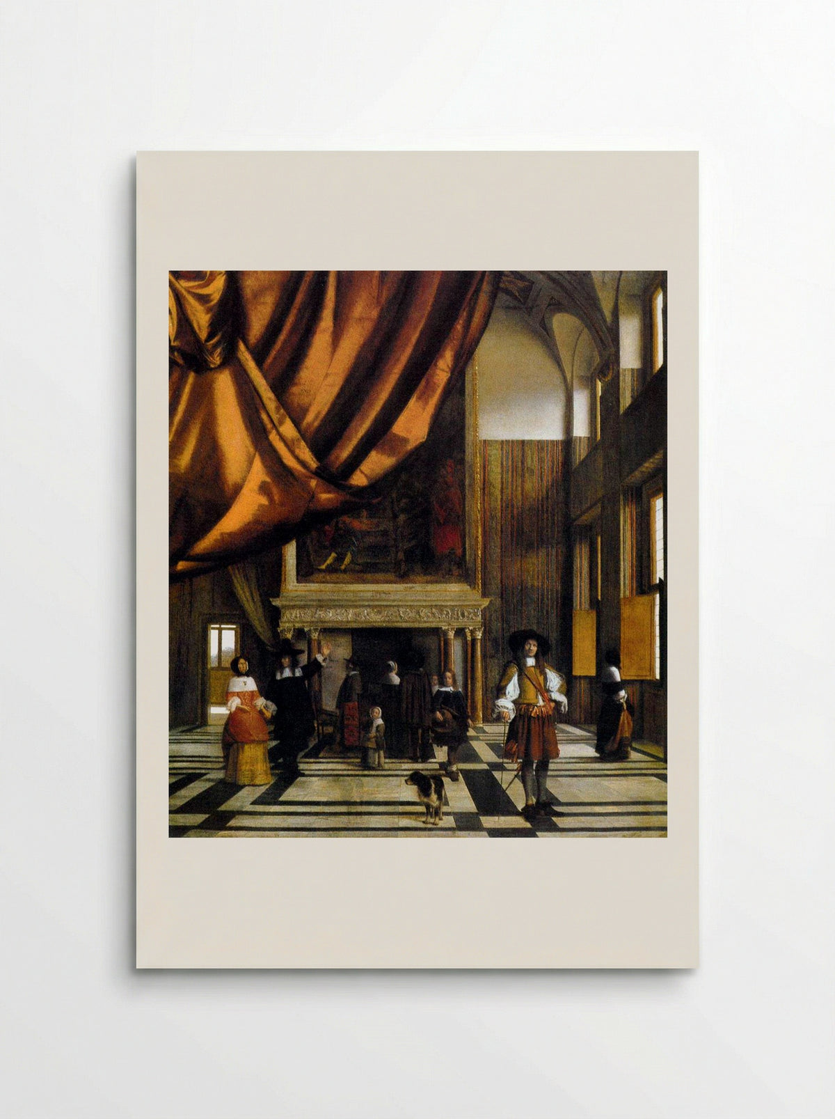 The Council Chamber of the Burgomasters - Pieter de Hooch - Poster