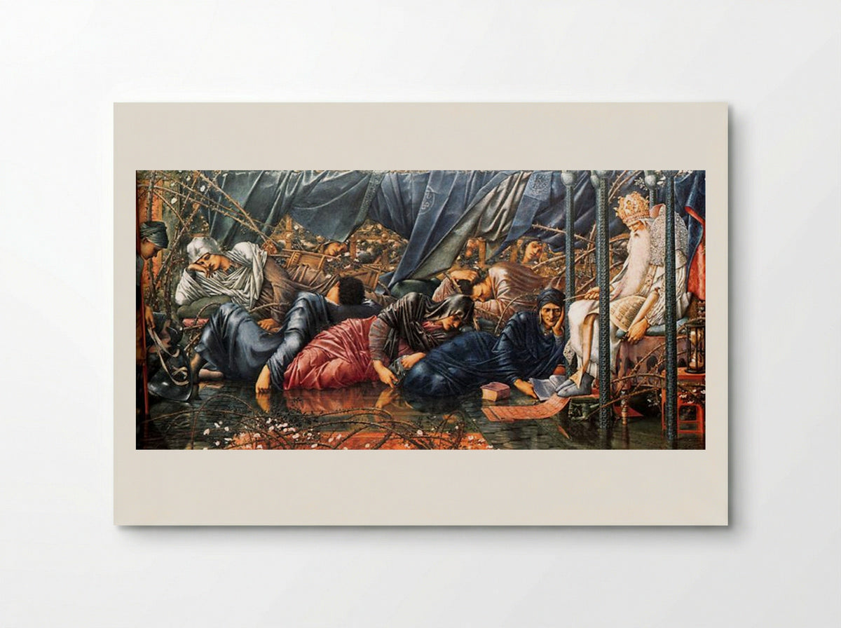 The Council Chamber - Edward Burne-Jones - Poster