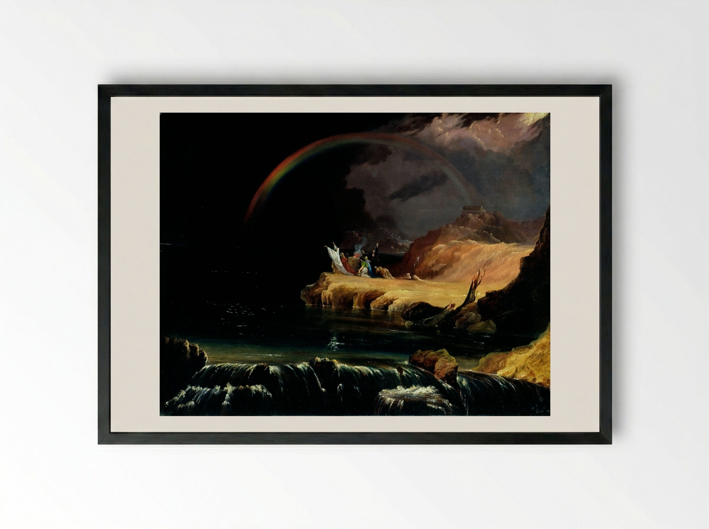 The Covenant - John Martin - Framed Print Black