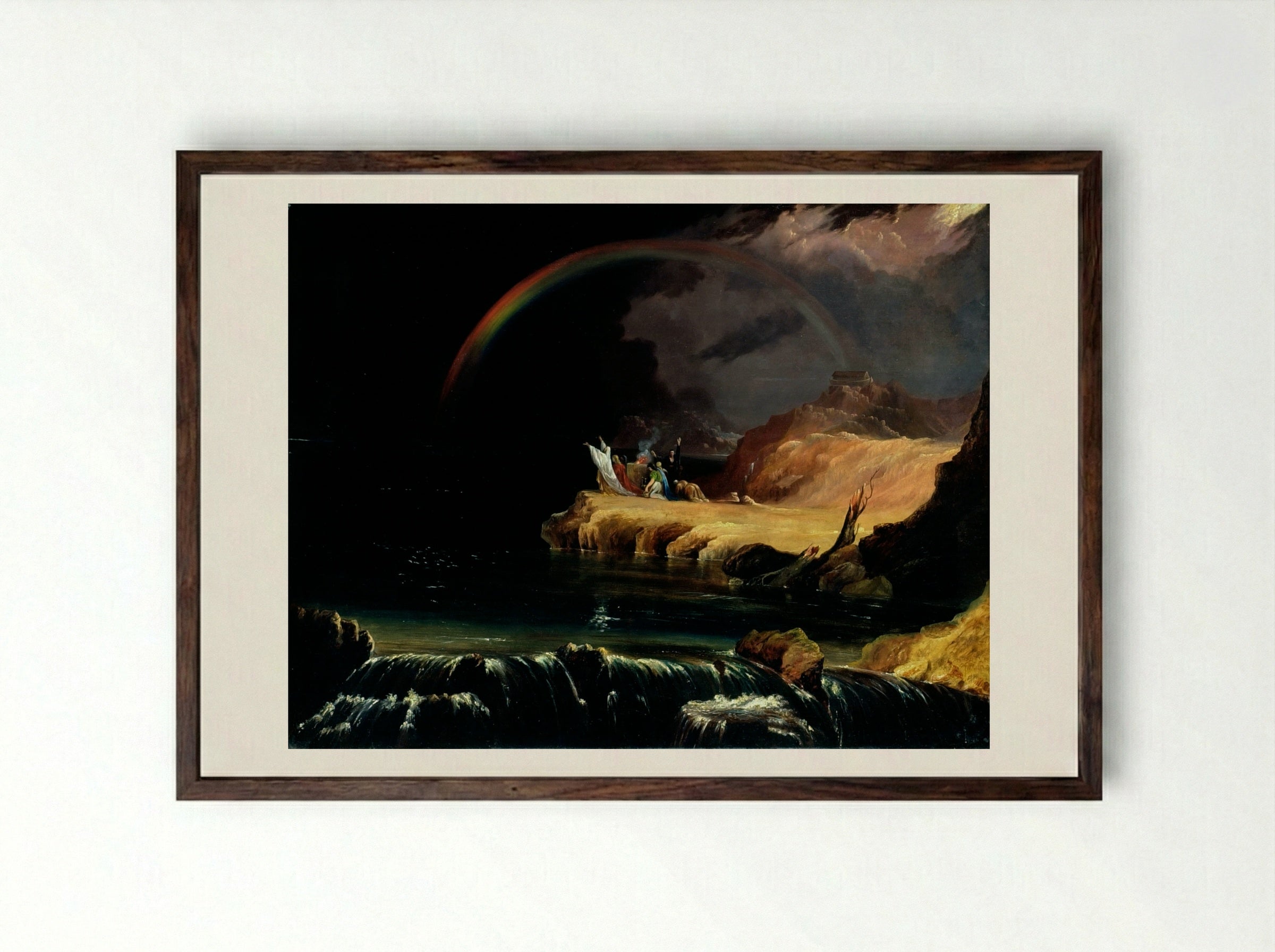 The Covenant - John Martin - Framed Print Dark Wood
