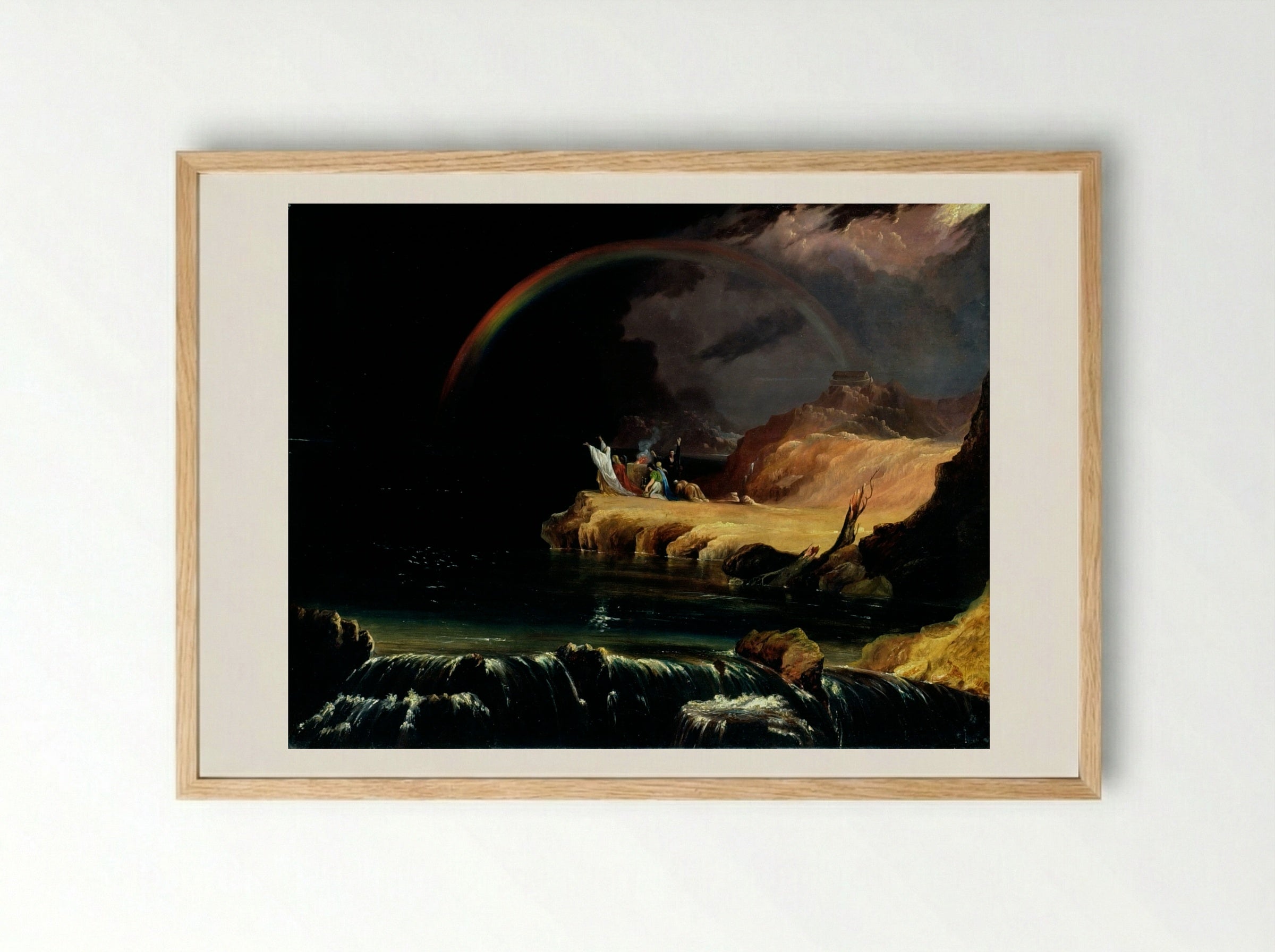 The Covenant - John Martin - Framed Print Wood
