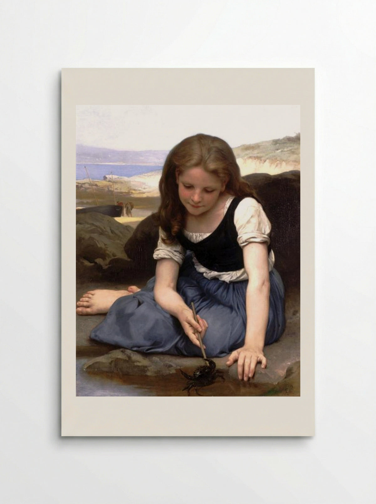 The Crab - William-Adolphe Bouguereau - Poster