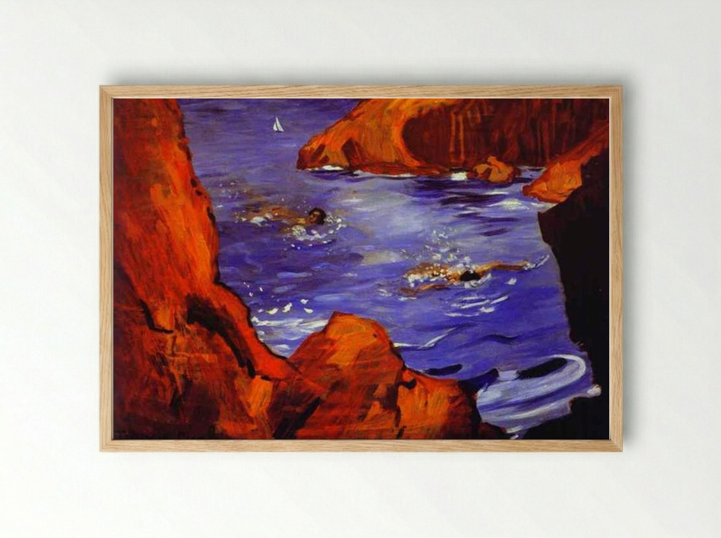 The Creeks - Francis Picabia - Framed Print Wood