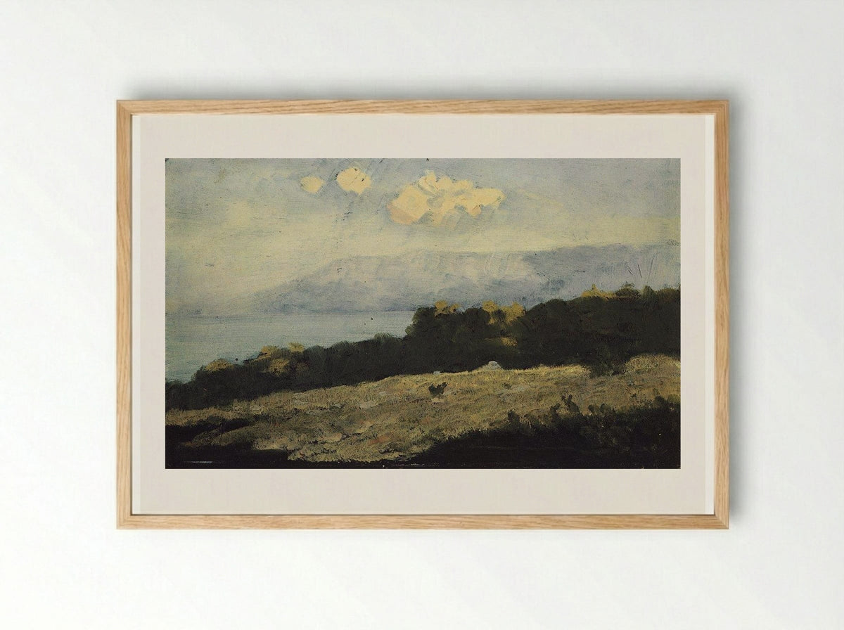 The Crimea. The Southern Shore - Arkhip Kuindzhi - Framed Print Wood