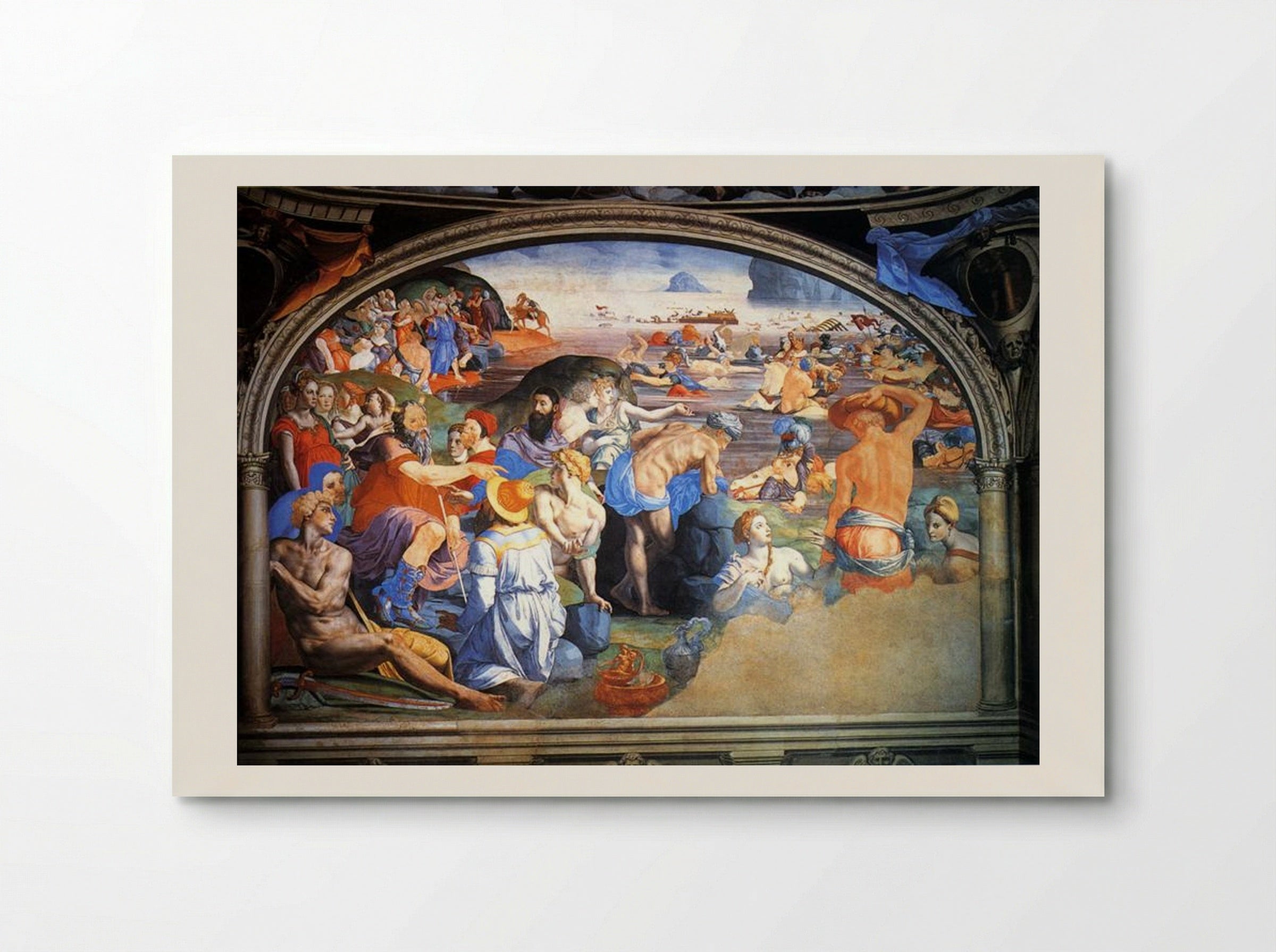 The Crossing of the Red Sea - Agnolo Bronzino - Poster