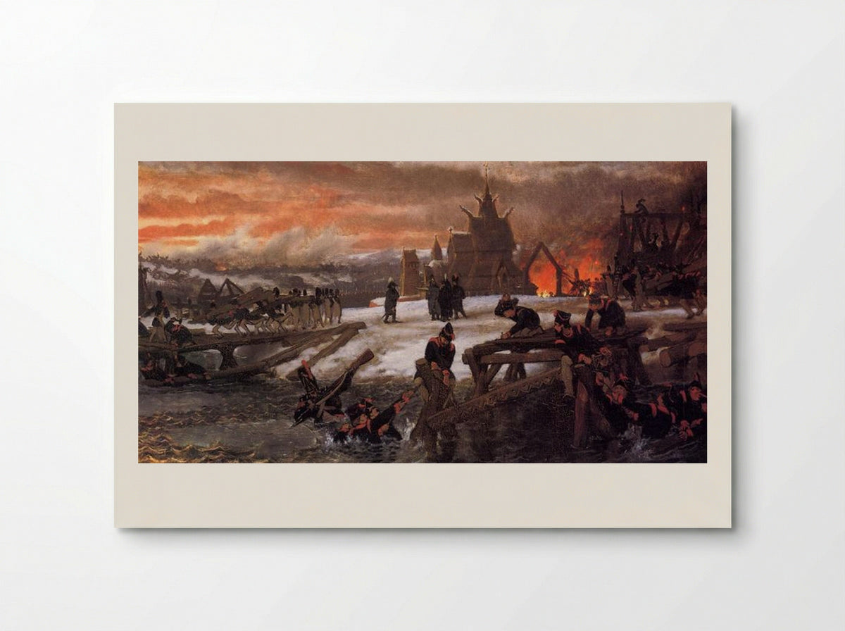 The Crossing of the River Berezina - Sir Lawrence Alma-Tadema - Poster