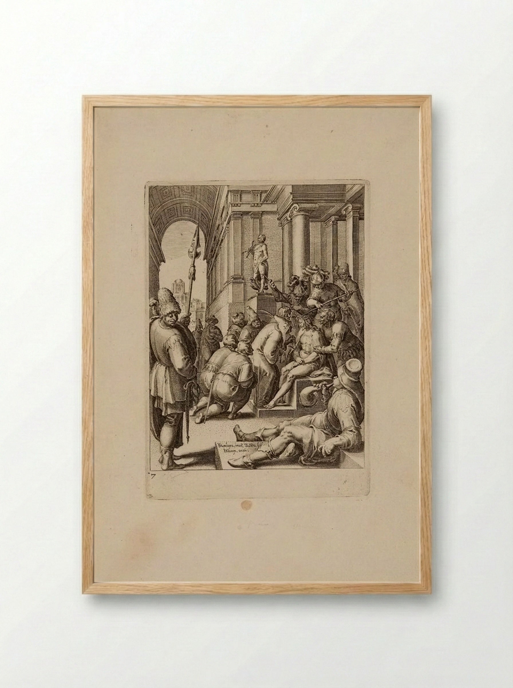 The Crowning with Thorns - Zacharias Dolendo - Framed Print Wood