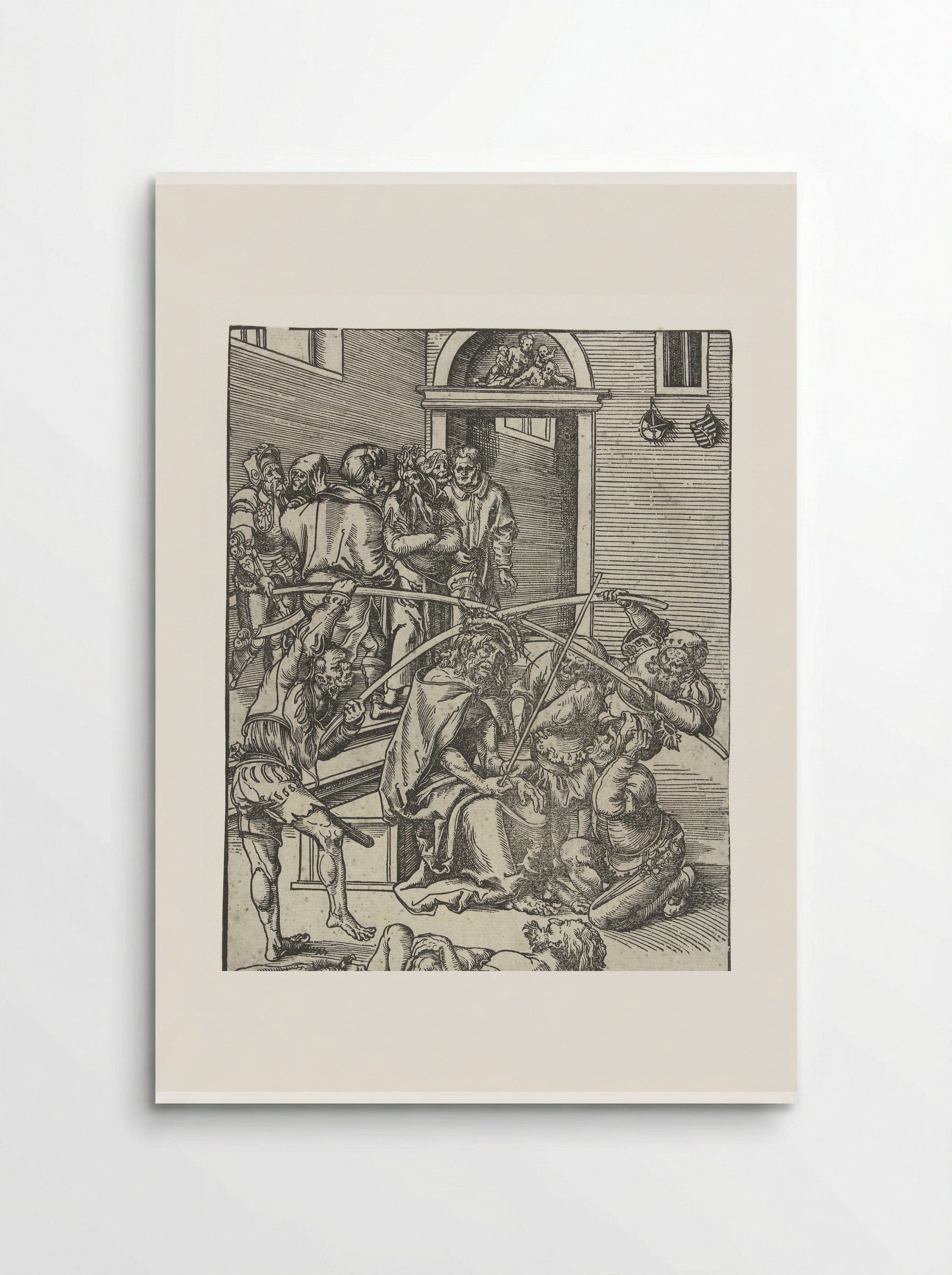 The Crowning with Thorns - Lucas Cranach the Elder - Poster