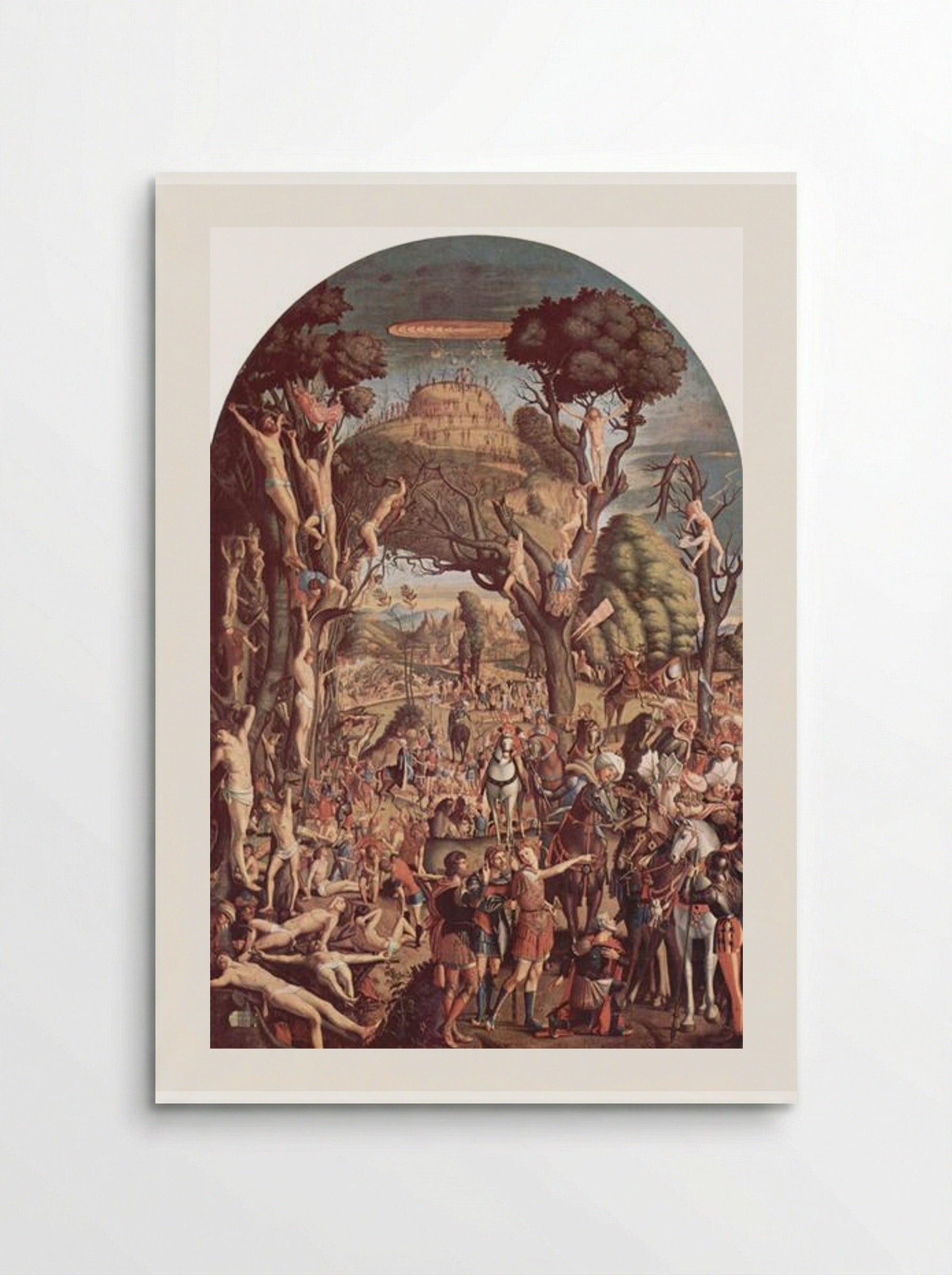The Crucifixion and the Glorification of the Ten Thousand Martyrs on Mount Ararat - Vittore Carpaccio - Poster