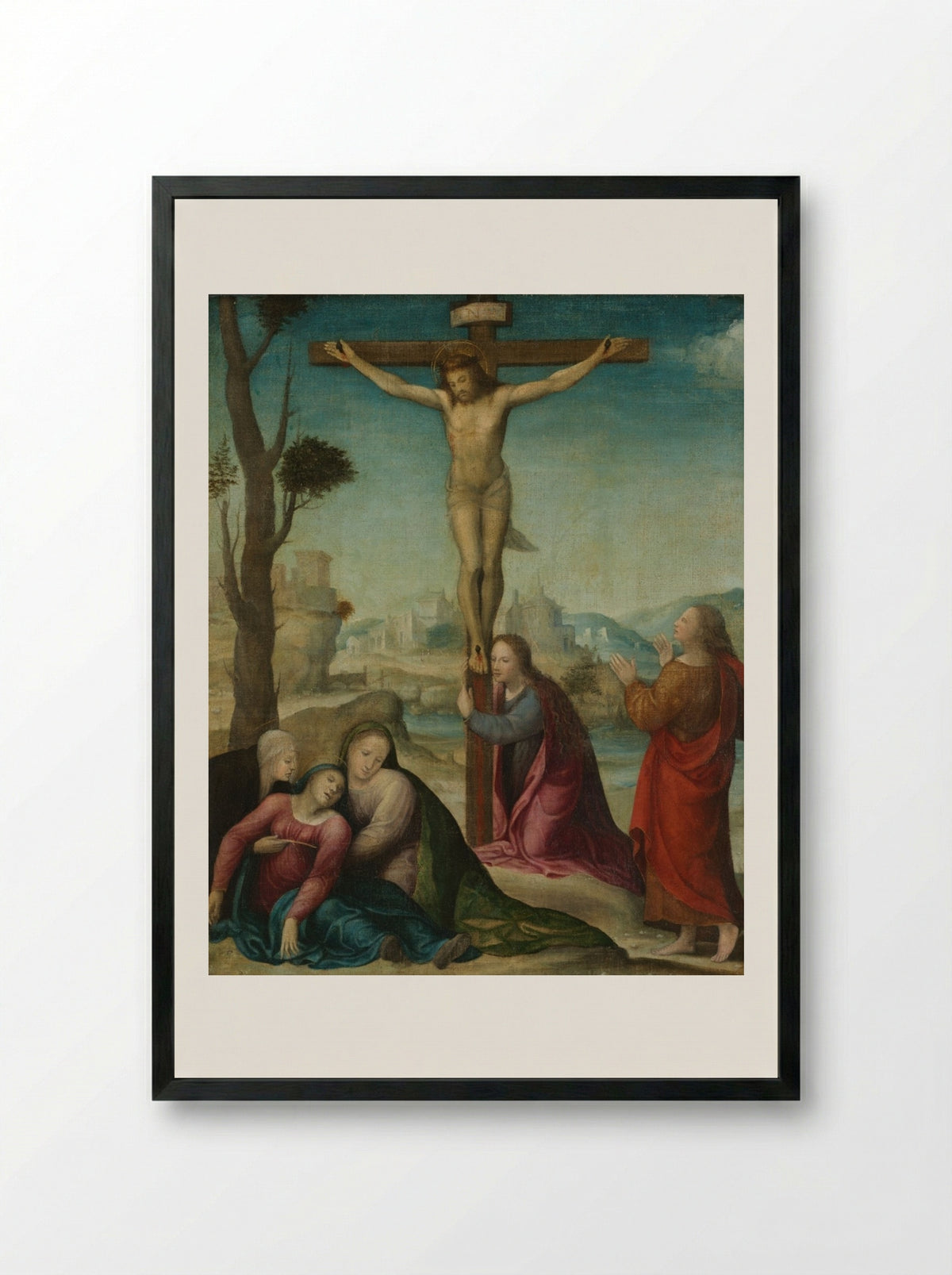 The Crucifixion - Sodoma - Framed Print Black