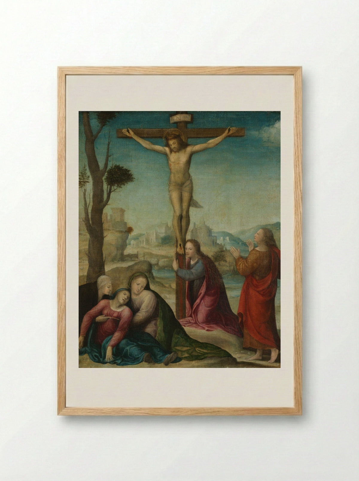 The Crucifixion - Sodoma - Framed Print Wood
