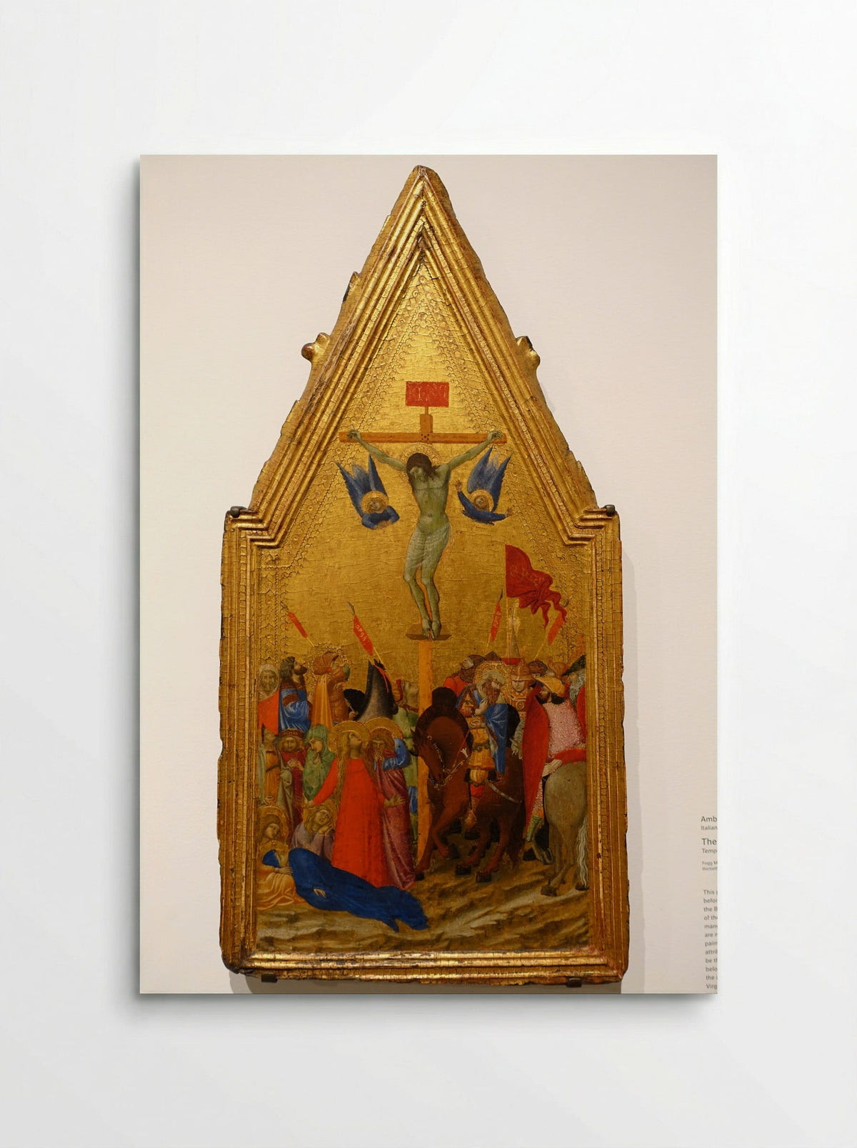 The Crucifixion - Ambrogio Lorenzetti - Poster