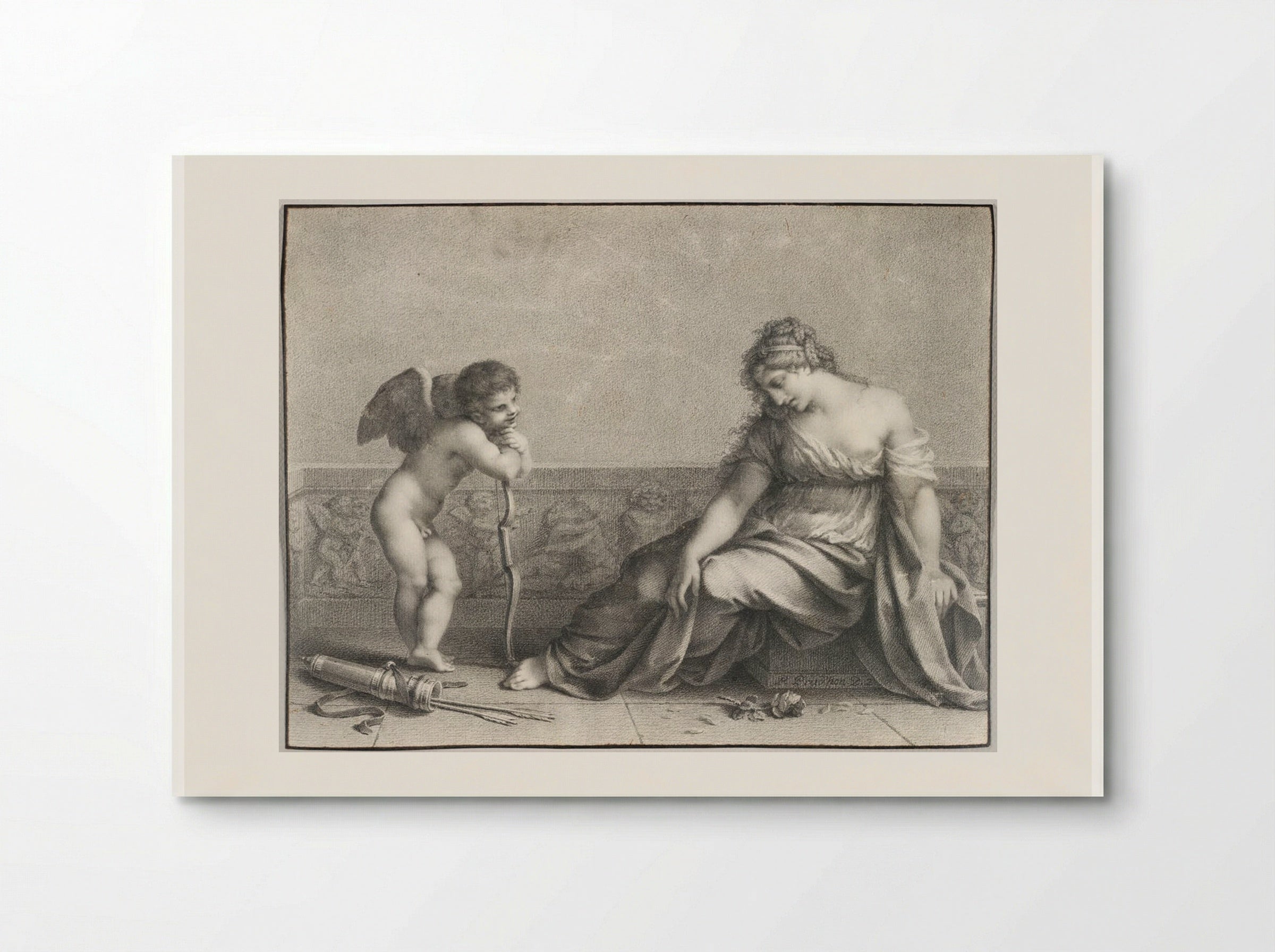 The Cruel One Laughs at the Tears Which It Causes To Be Shed - Pierre-Paul Prud'hon - Poster