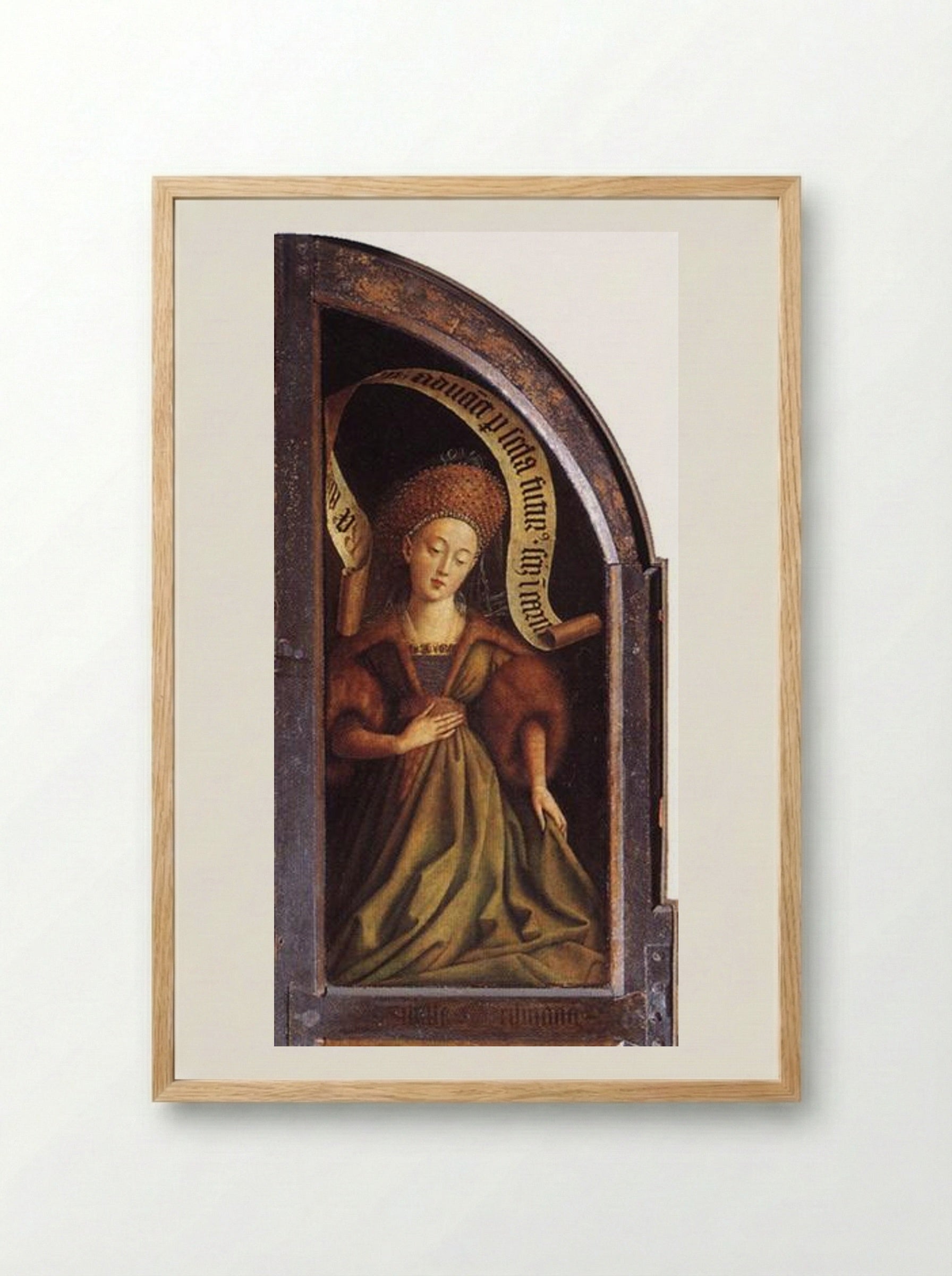 The Cumaean Sibyl - Jan van Eyck - Framed Print Wood