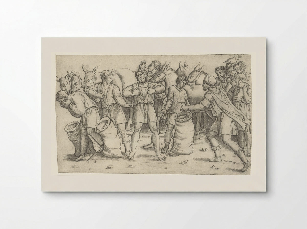 The Cup of Joseph Found in Benjamin's Sack - Giovanni Antonio da Brescia - Poster