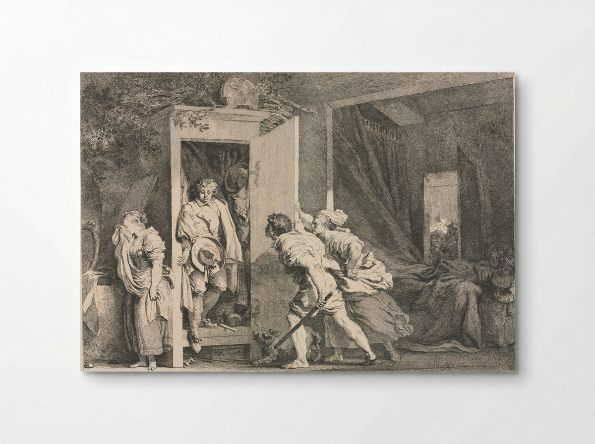 The Cupboard - Jean-Honoré Fragonard - Poster
