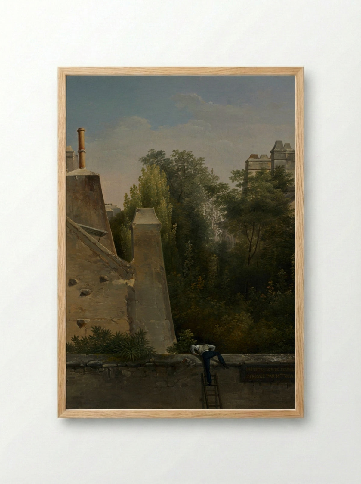 The Curious One - Antoine Pierre Mongin - Framed Print Wood