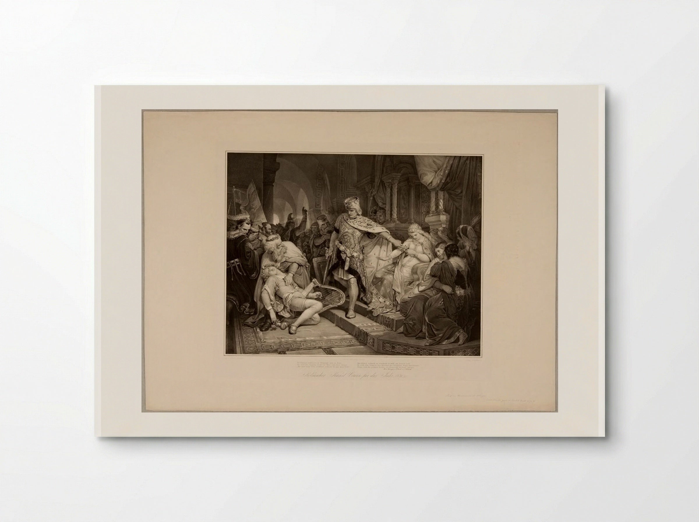 The Curse of the Bard - Franz Hanfstaengl - Poster
