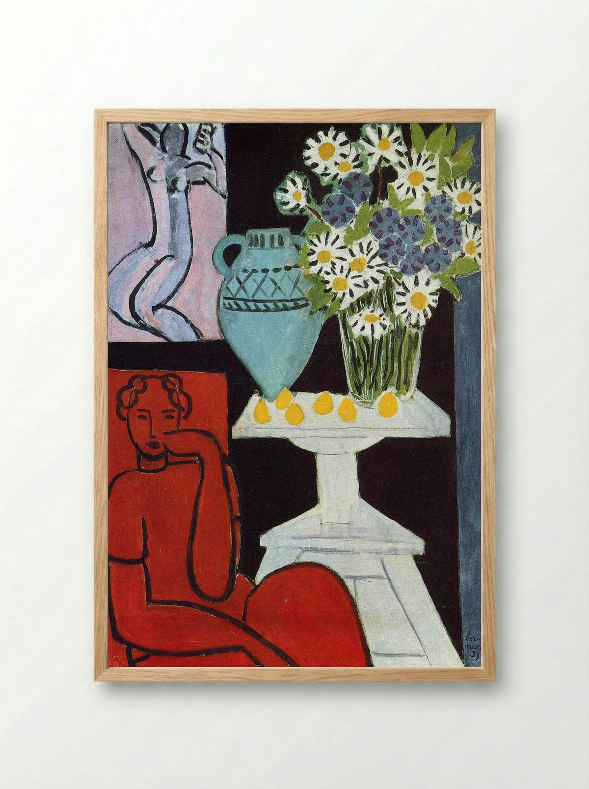 The Daisies - Henri Matisse - Framed Print Wood