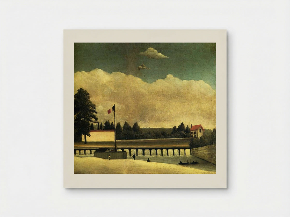 The Dam - Henri Rousseau - Poster