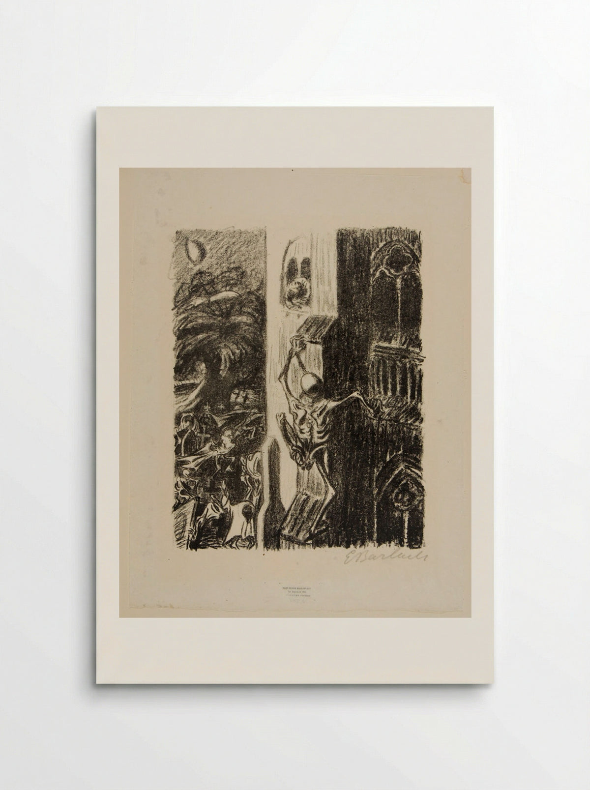 The Dance of the Dead 3: Deathly Pursuer - Ernst Barlach - Poster